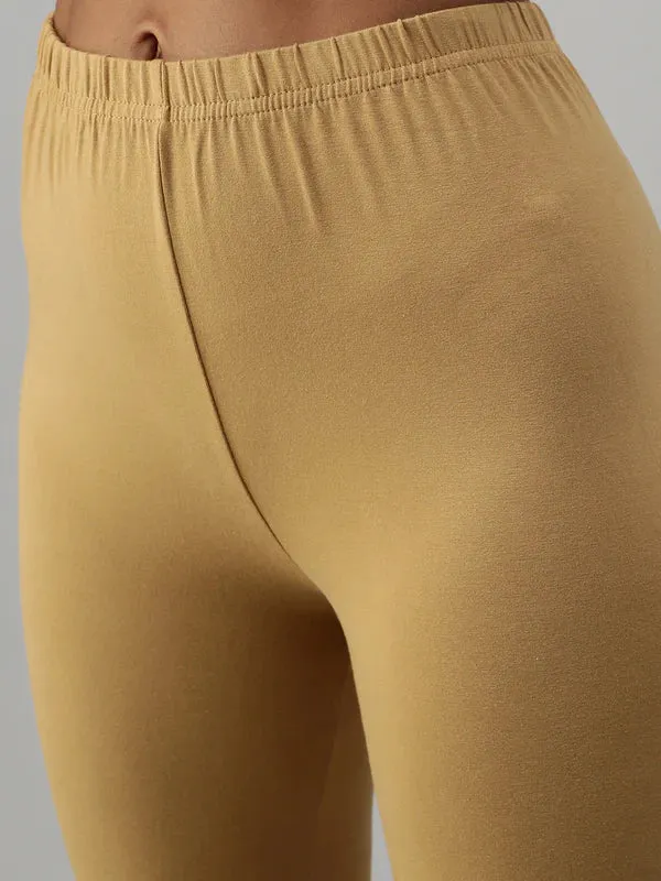 Amazing Honey Color Premium Quality Leggings For Women