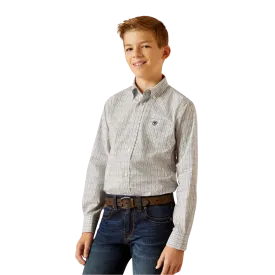 Ariat Kid's Reign Classic Fit White Shirt