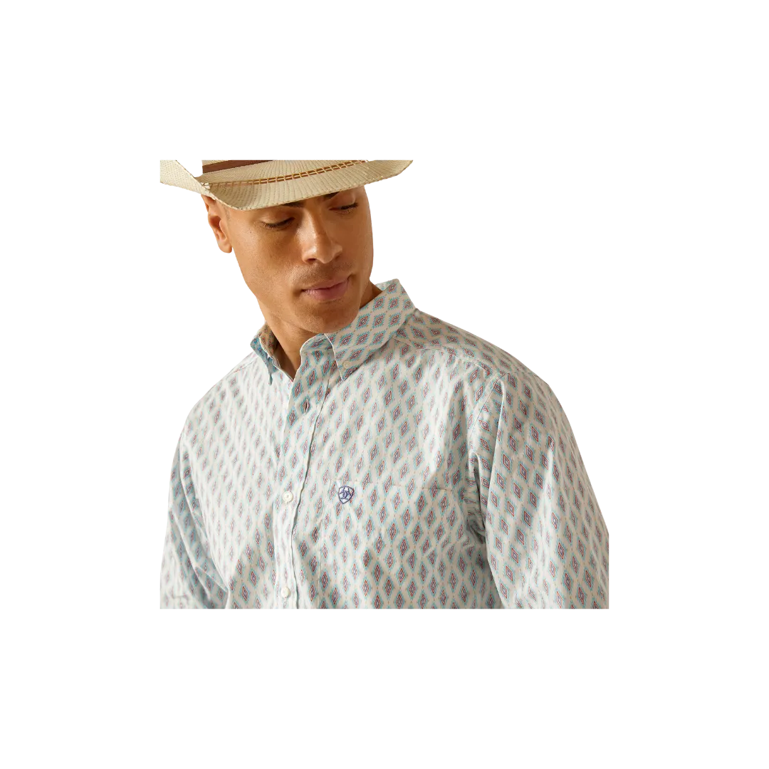 Ariat Men's Kendrick Fitted White Shirt