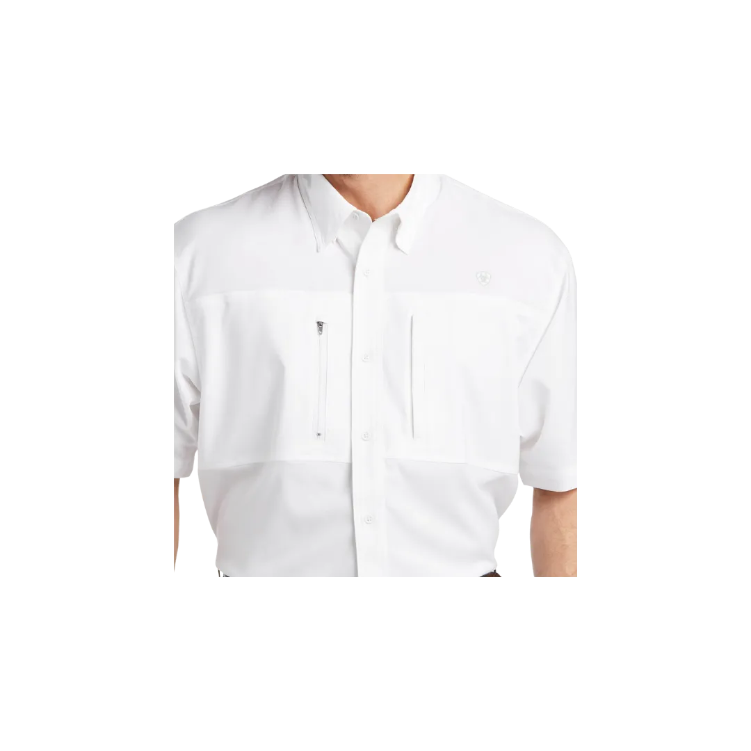 Ariat Men's Venttek Classic Fit White Shirt