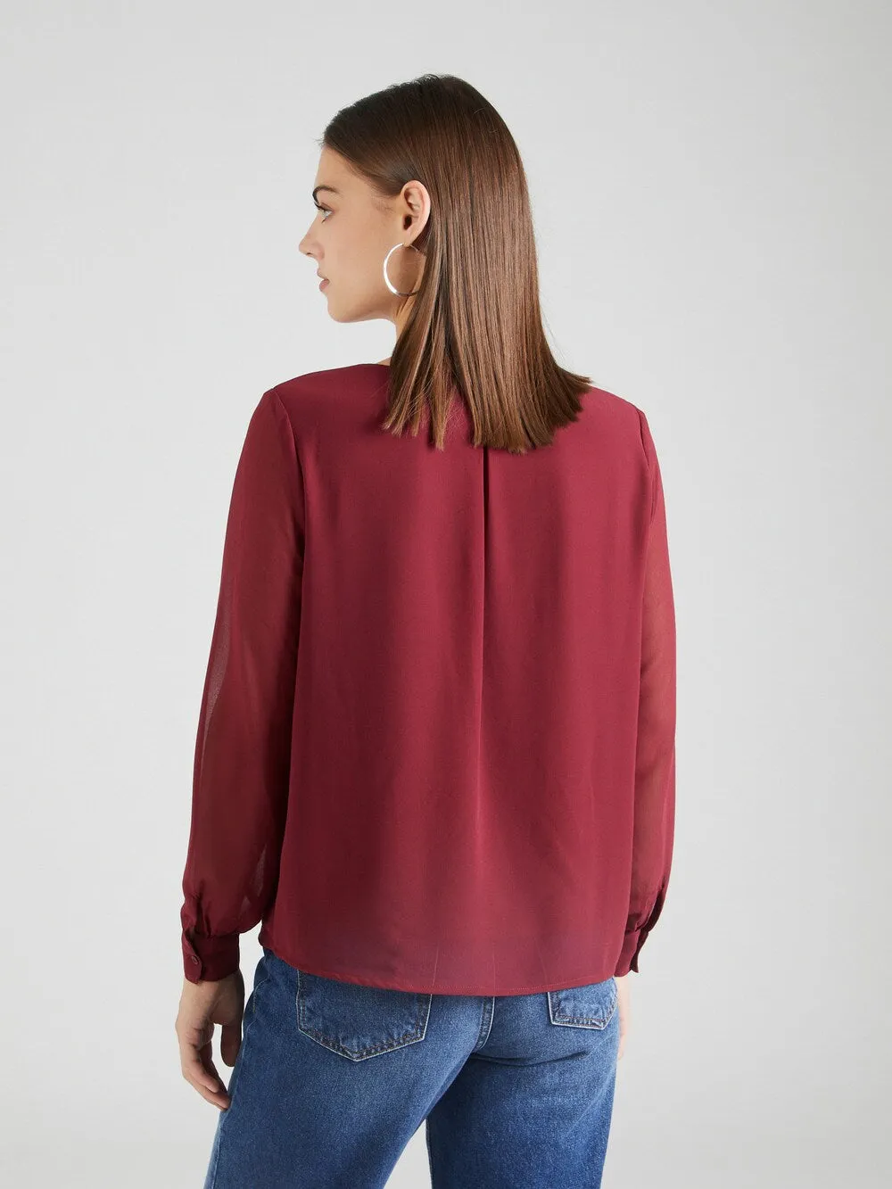 Blouse ABOUT YOU Mira, burgundy