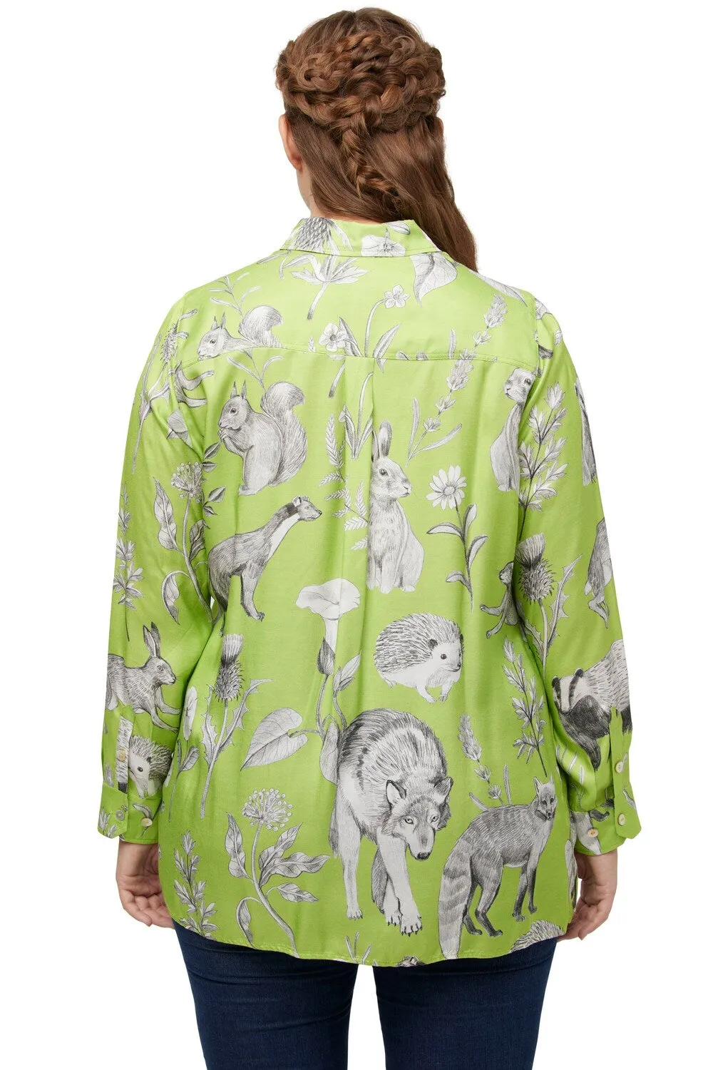 Blouse Ulla Popken, green