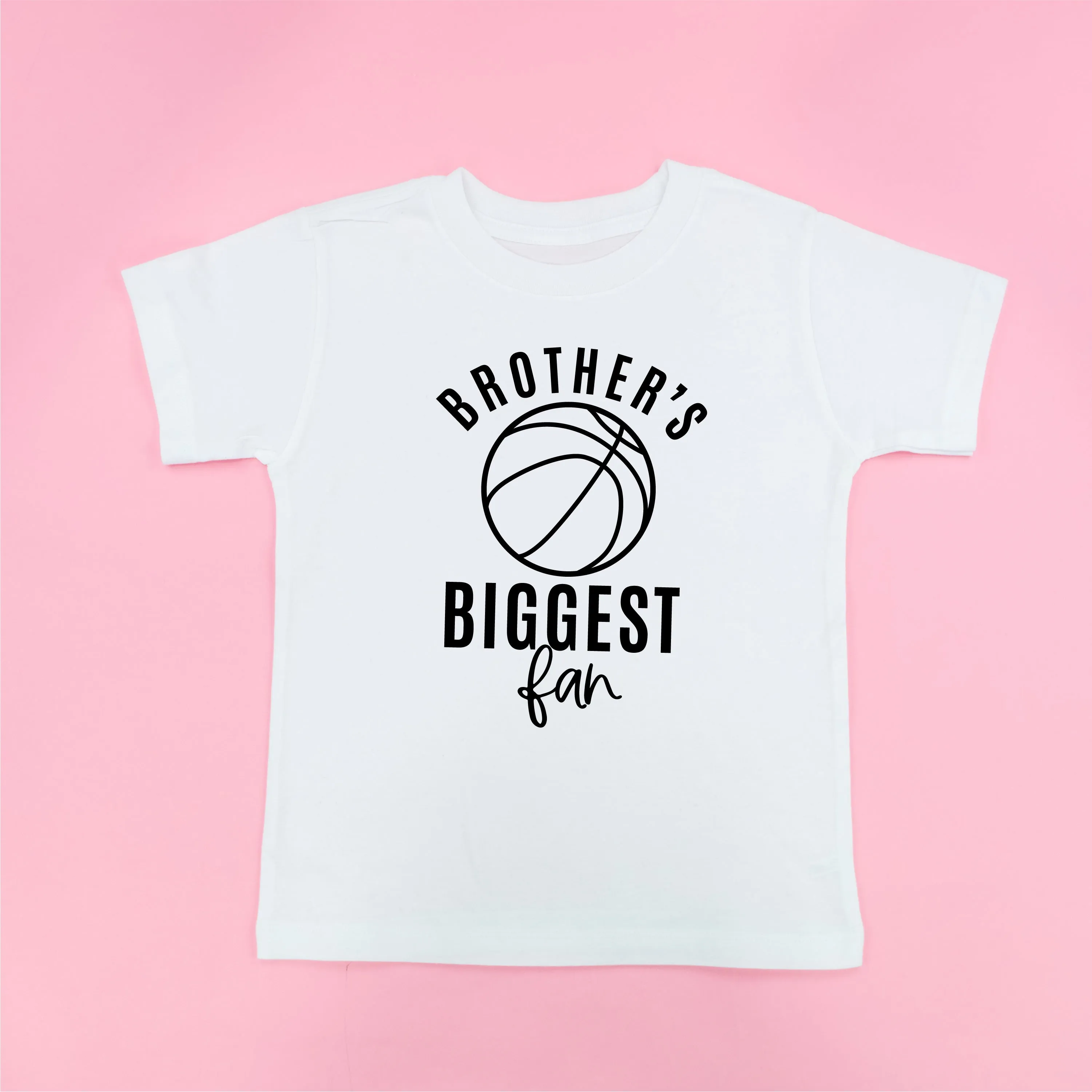 Brother's Biggest Fan - (Basketball) - Short Sleeve Child Shirt