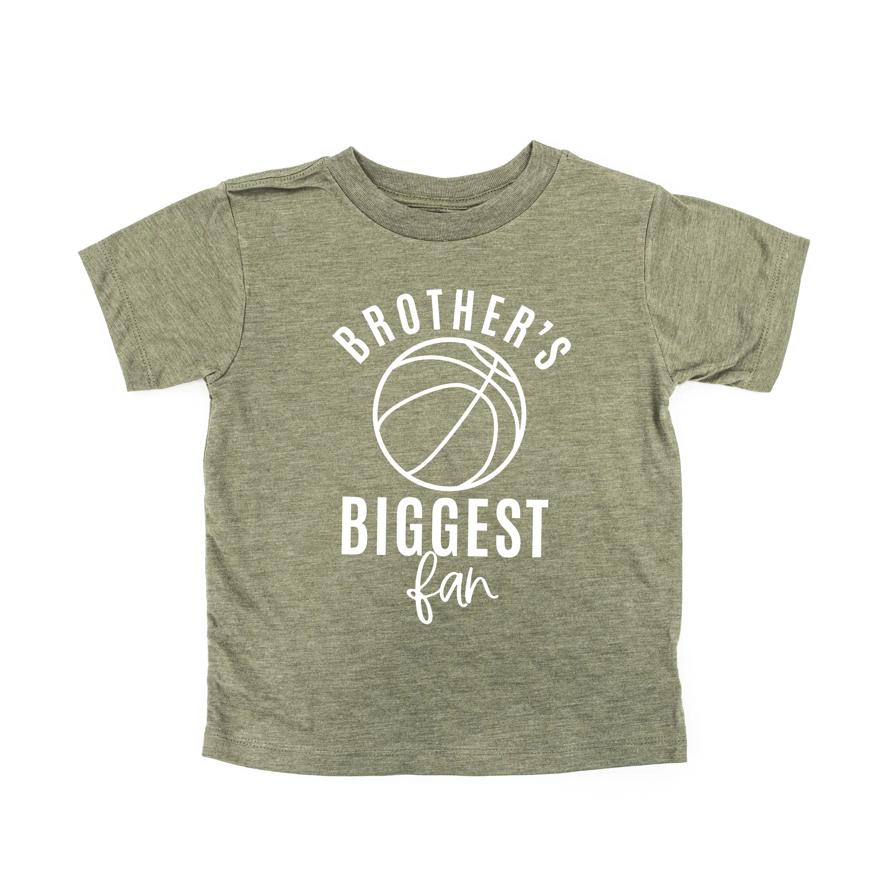 Brother's Biggest Fan - (Basketball) - Short Sleeve Child Shirt