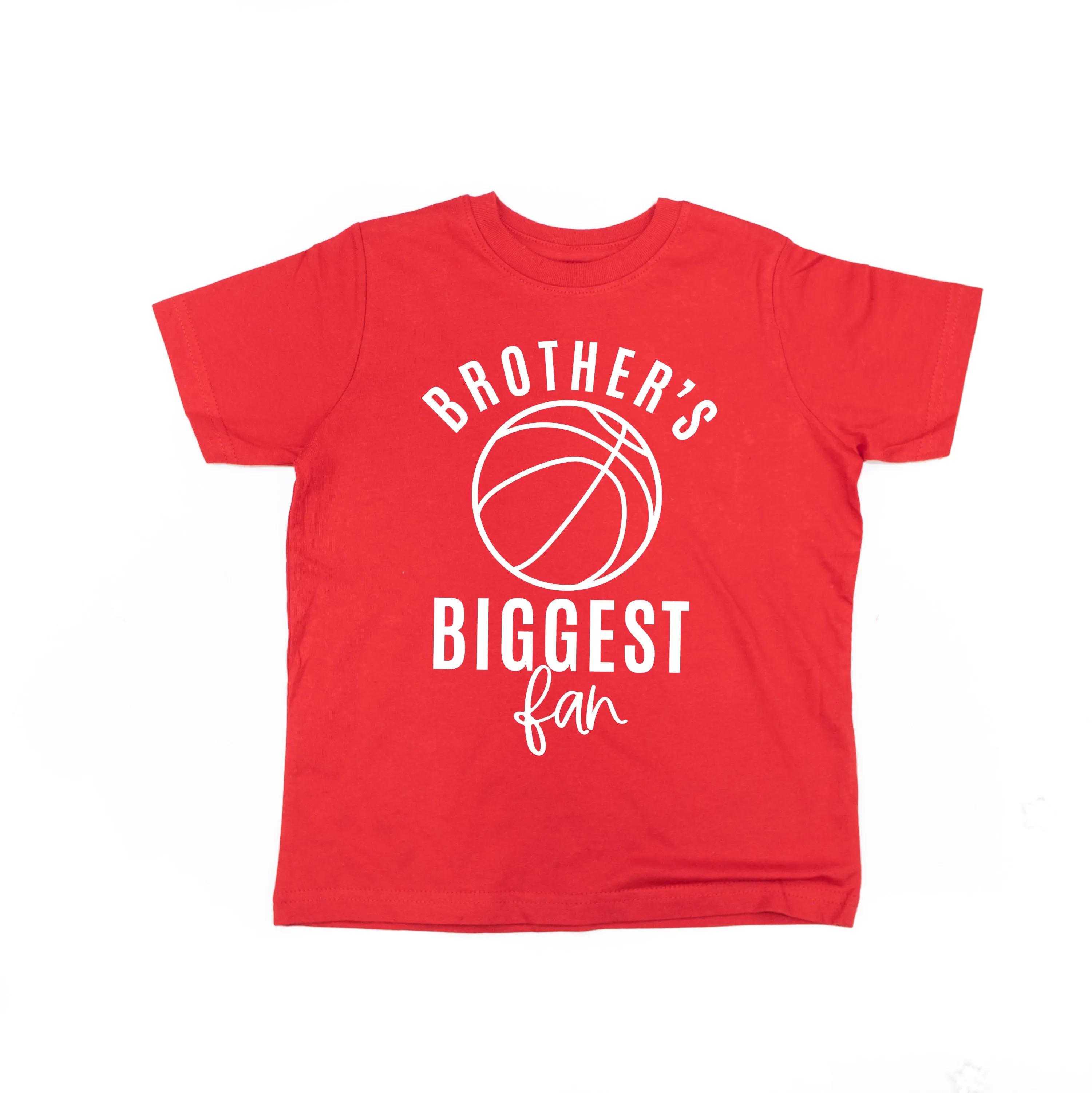 Brother's Biggest Fan - (Basketball) - Short Sleeve Child Shirt