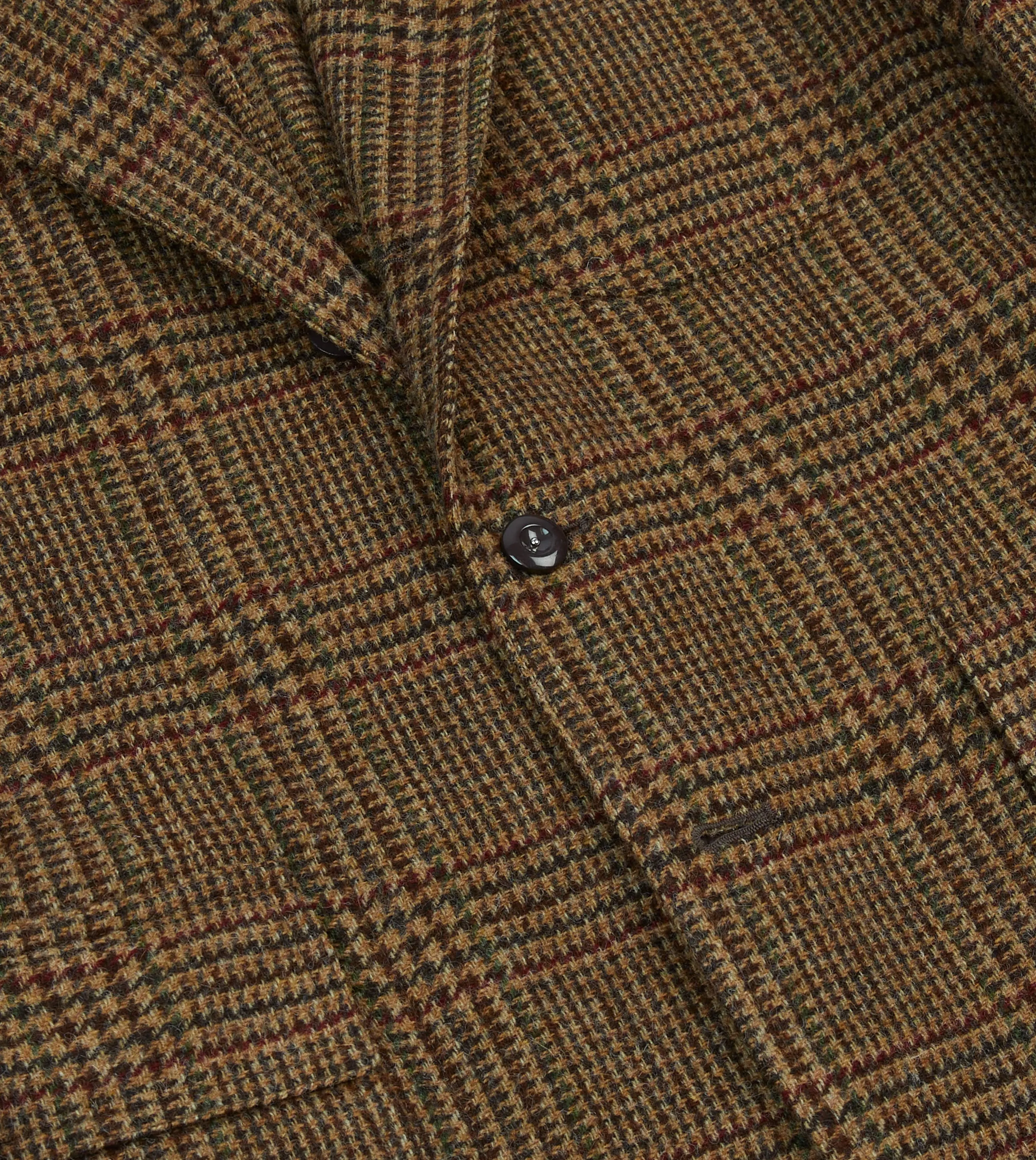 Brown and Red Prince of Wales Check Tweed Games Blazer Mk. VII