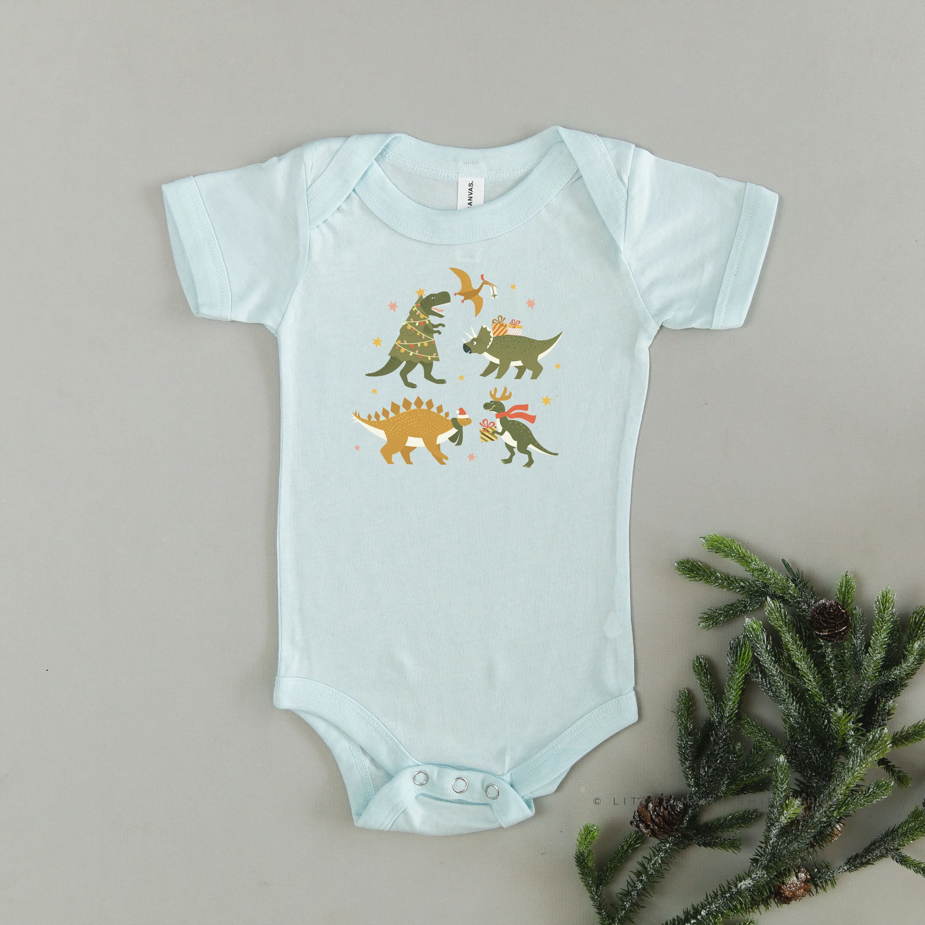 Christmas Dinosaurs - Child Tee