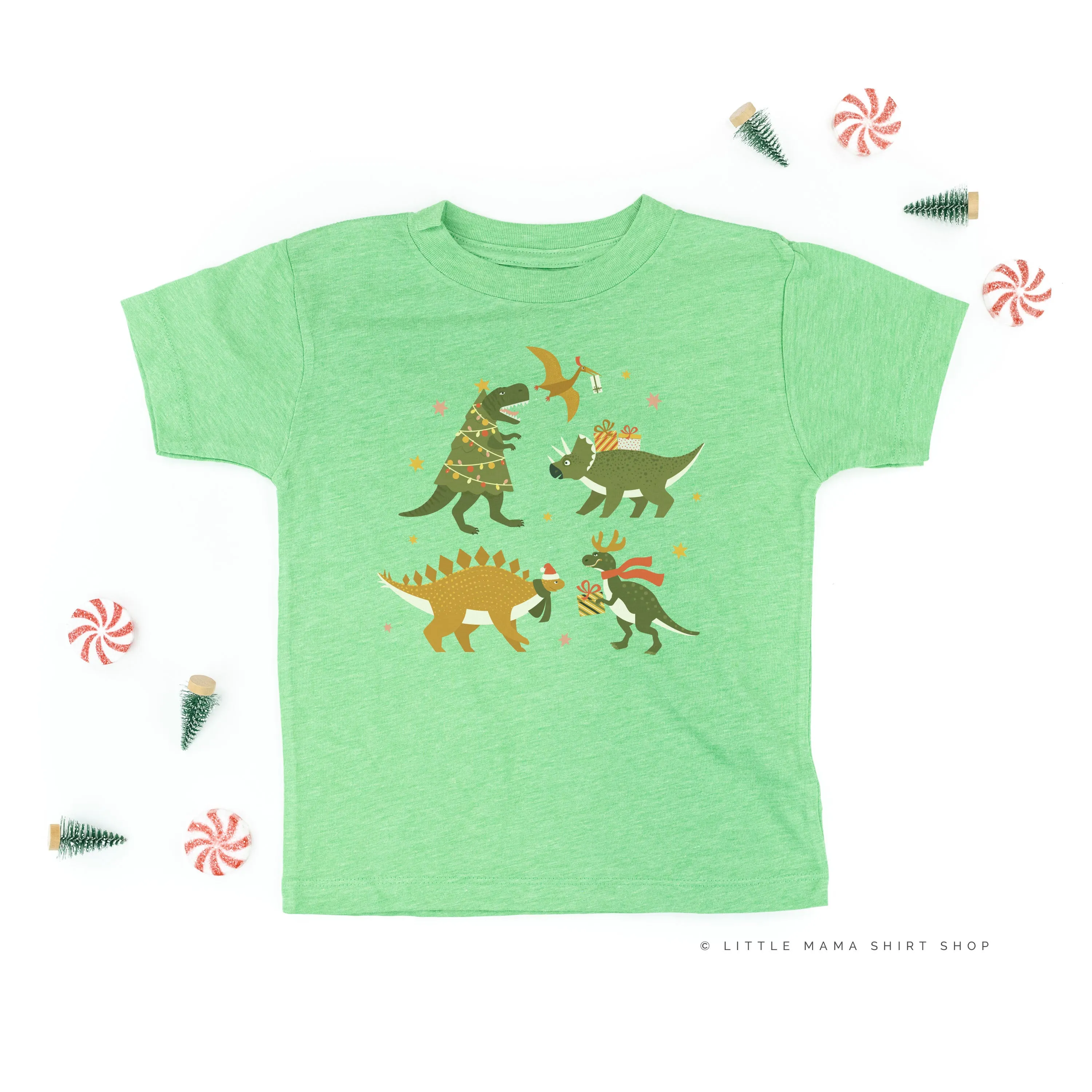 Christmas Dinosaurs - Child Tee