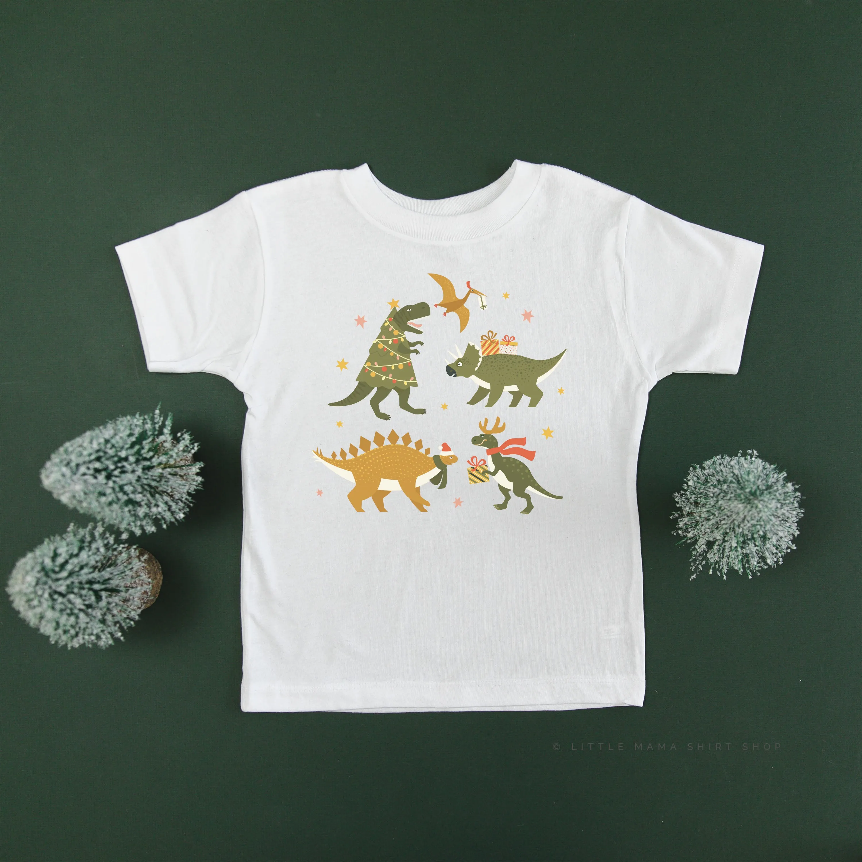 Christmas Dinosaurs - Child Tee