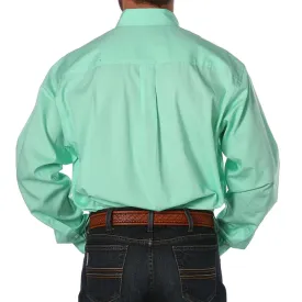 Cinch Men's Mint Green Pinpoint Oxford Shirt