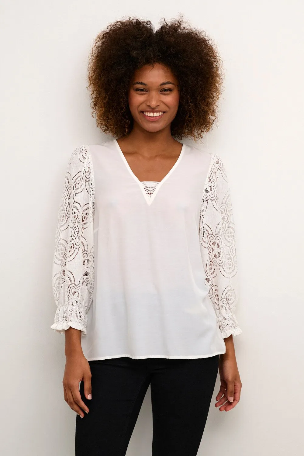 Culture Asmine blouse, white