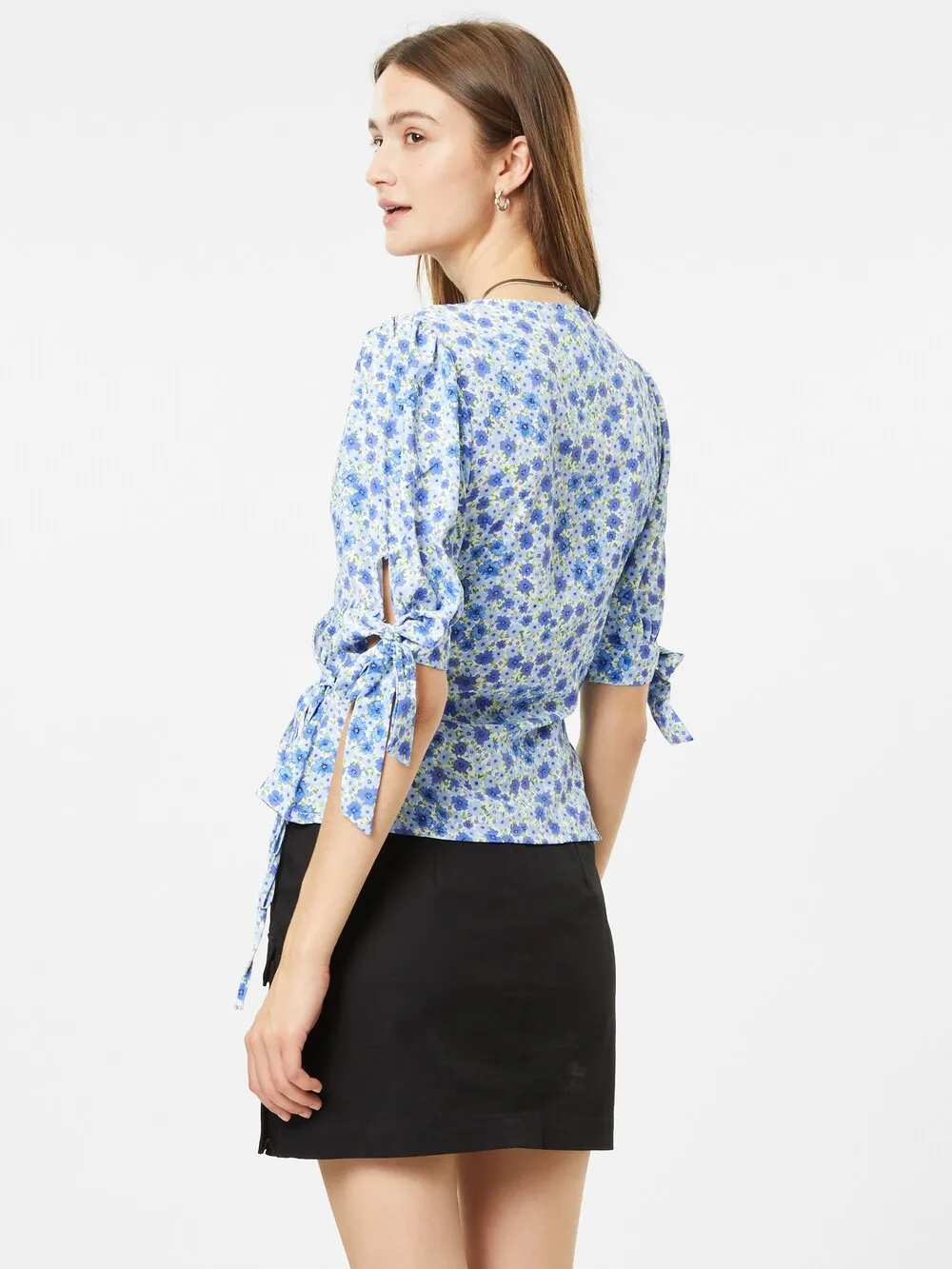 Dorothy Perkins Ditsy blouse, blue/light blue