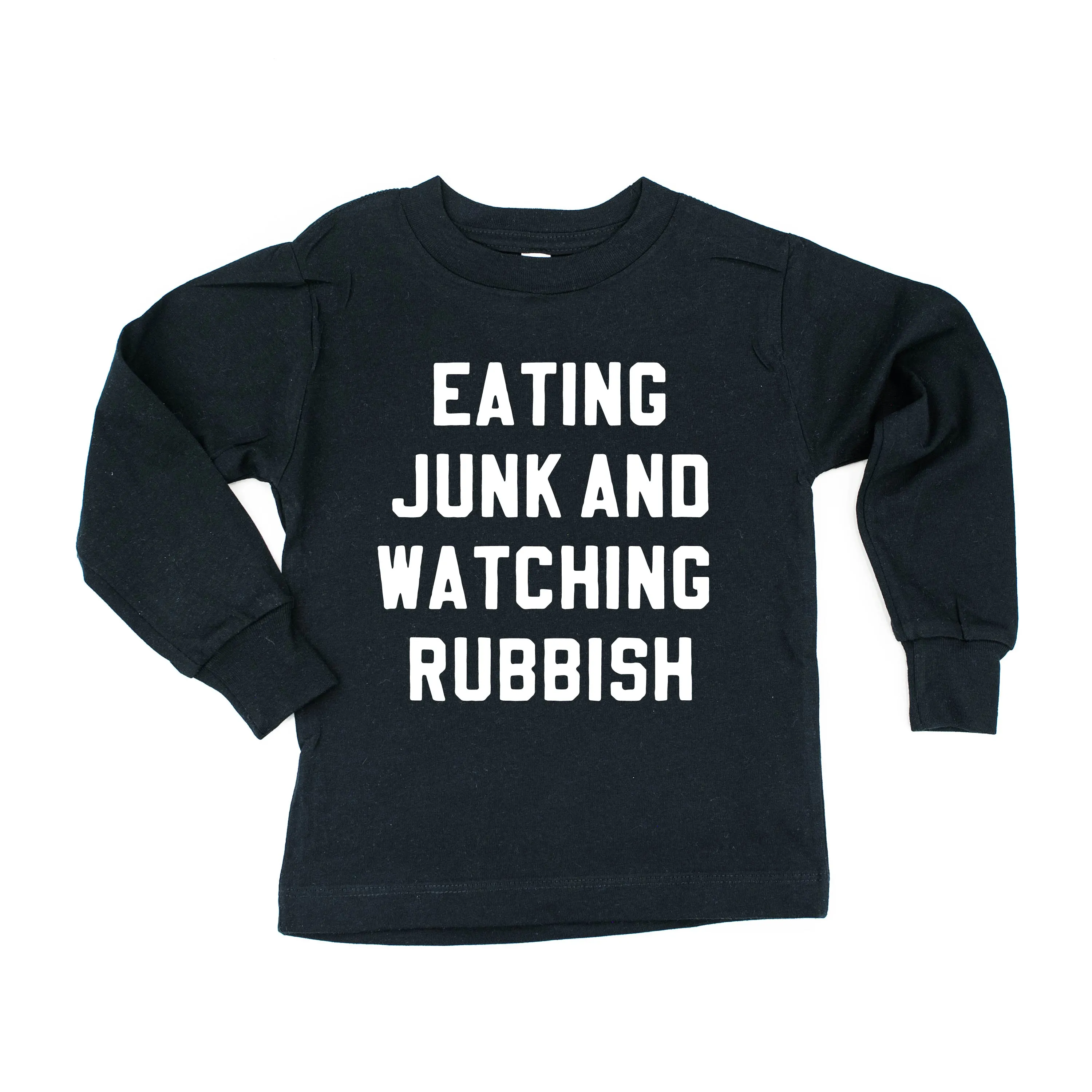 Eating Junk And Watching Rubbish - Child LONG SLEEVE Tee