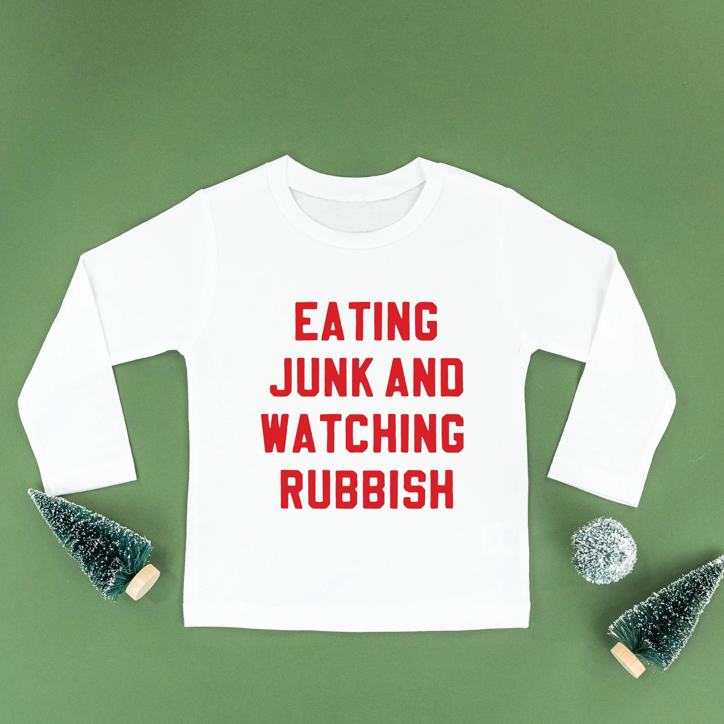 Eating Junk And Watching Rubbish - Child LONG SLEEVE Tee