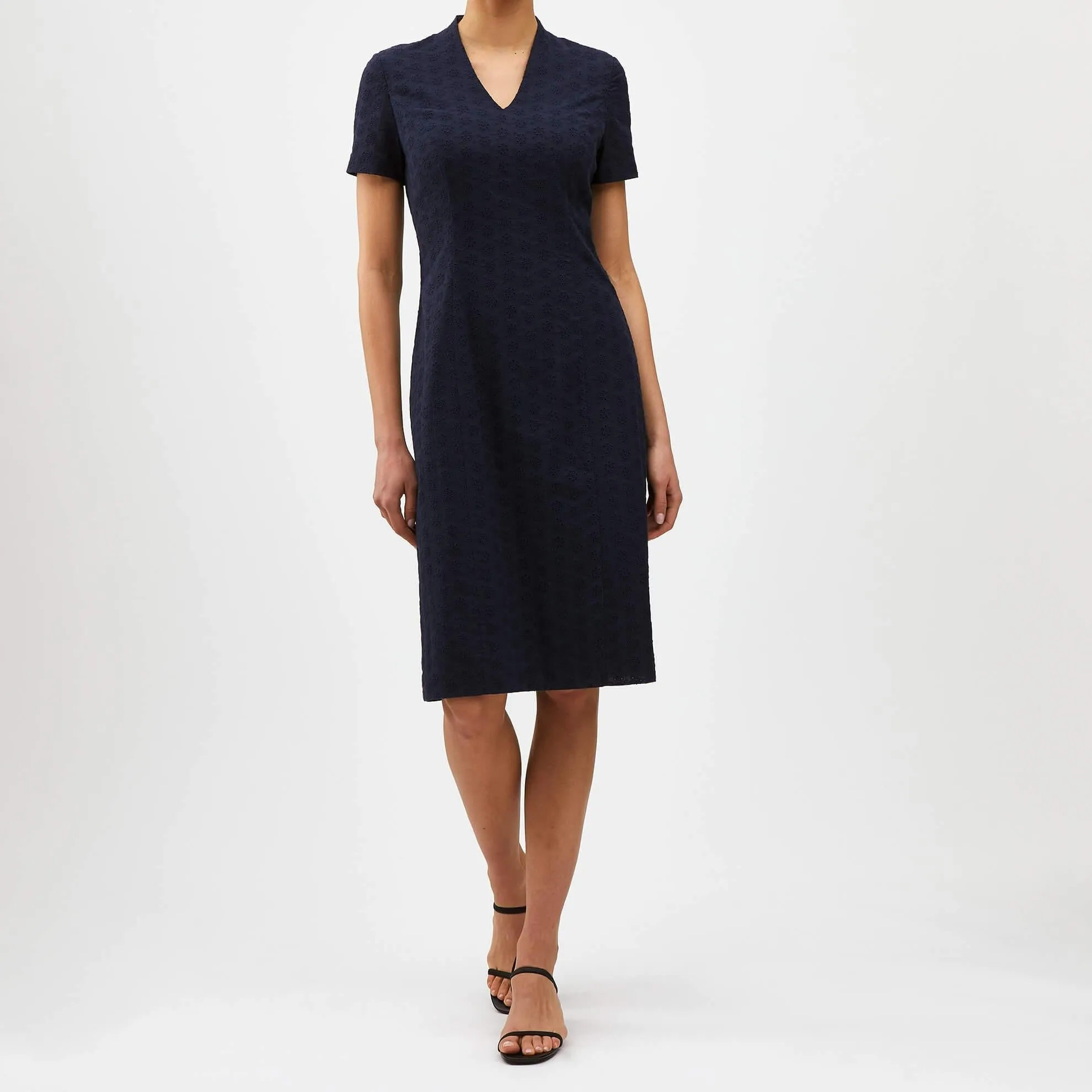 Eyelet Sheath Dress