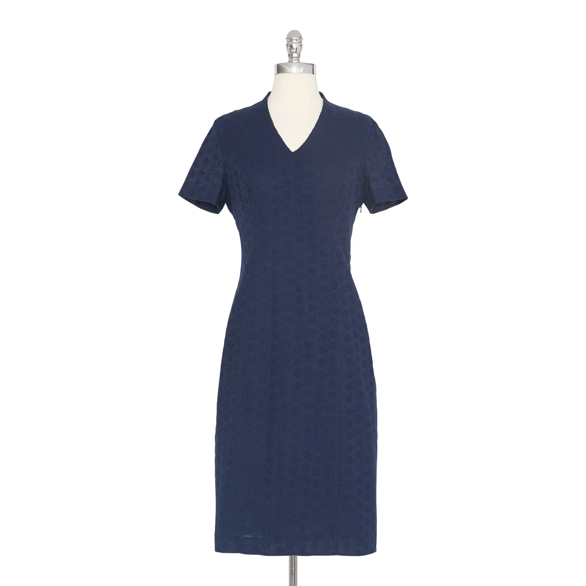 Eyelet Sheath Dress