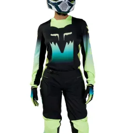 Fox MX24 Youth Girl 180 Flora Jersey Black Yellow