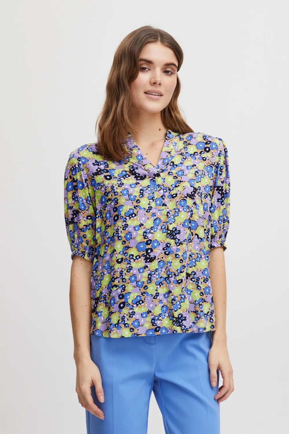 Fransa Merla blouse, light purple