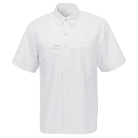 Gameguard Men's Microfiber White Short Sleeve Shirt