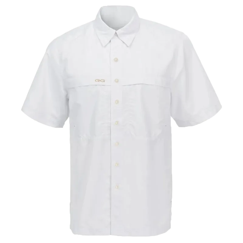 Gameguard Men's Microfiber White Short Sleeve Shirt