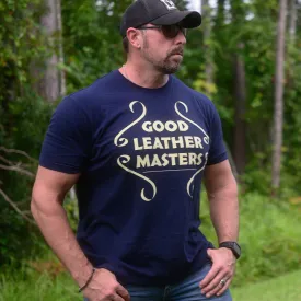 GOOD LEATHER MASTERS  TEE SHIRT- NAVY