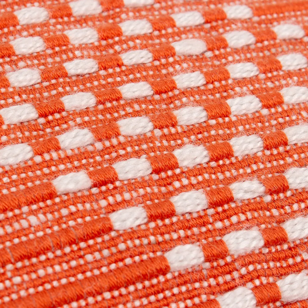 Kadie Outdoor/Indoor Woven Cushion Orange