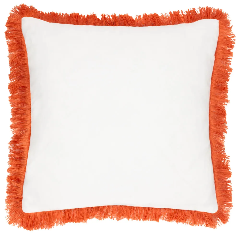 Kadie Outdoor/Indoor Woven Cushion Orange