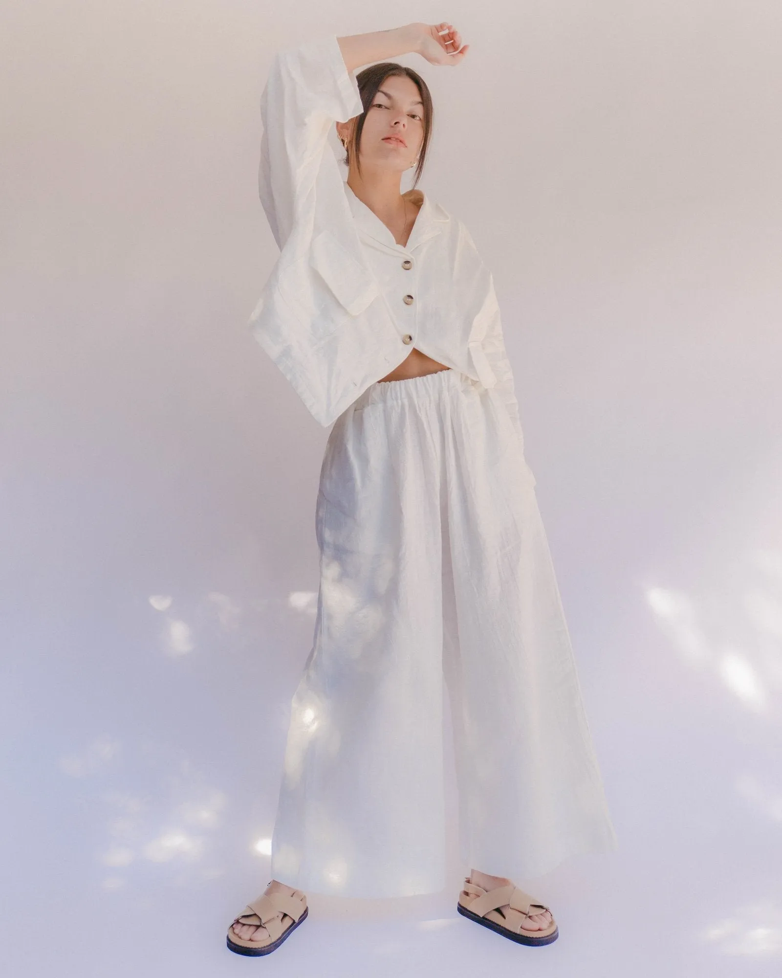 Lullaby Club Lounge Pants - White *FINAL SALE*