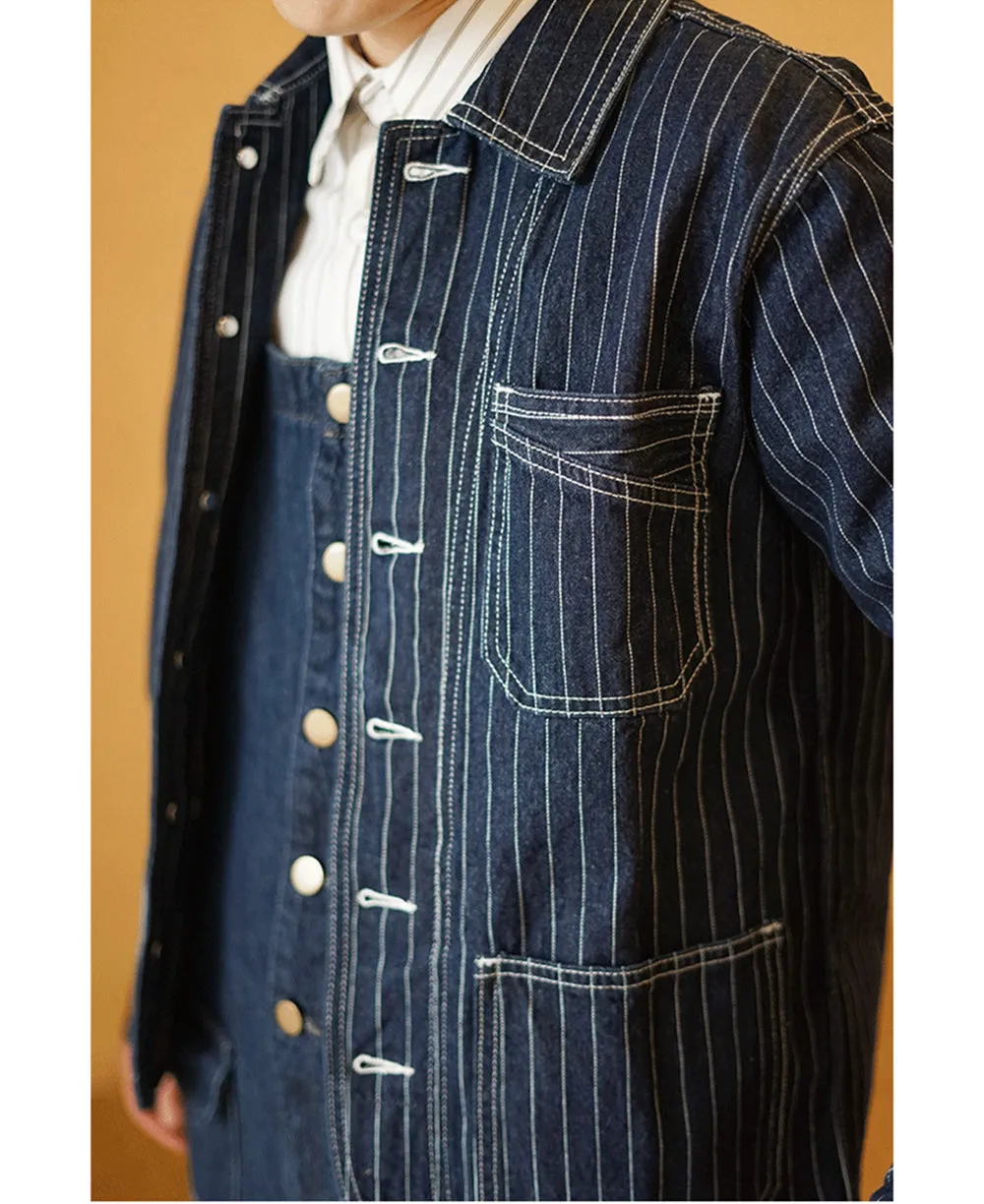 Men's Denim Jacket Striped and Original