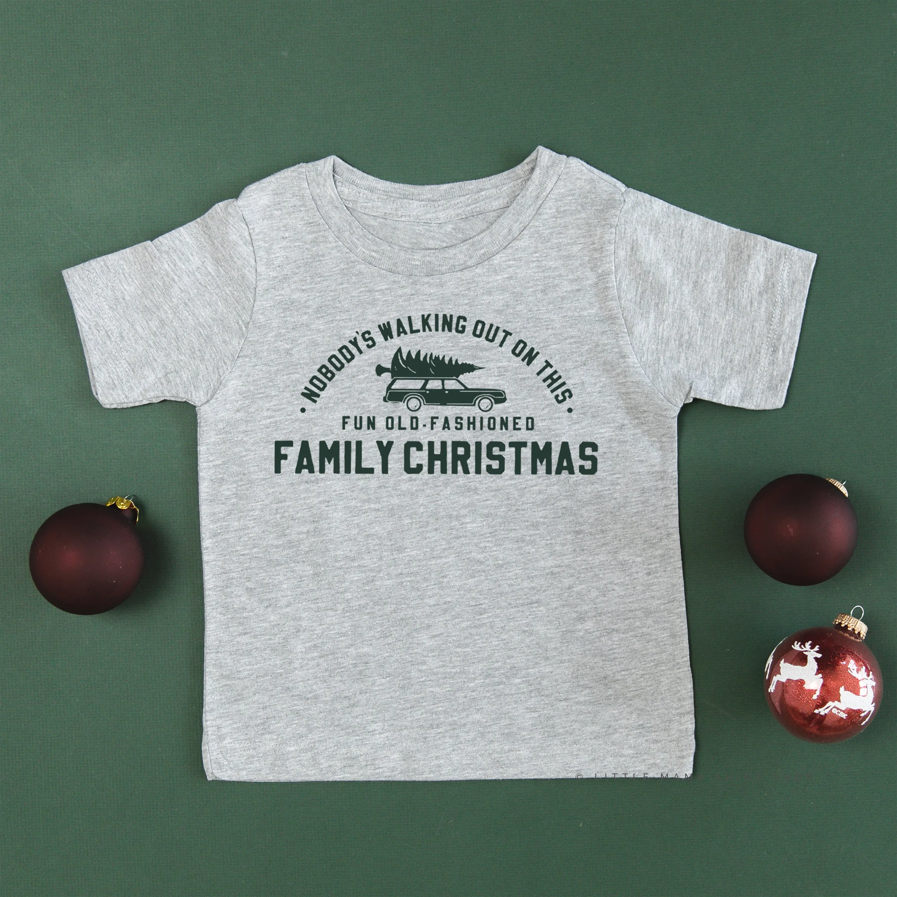 Nobody's Walking Out On This Fun Old-Fashioned Family Christmas - Child Tee