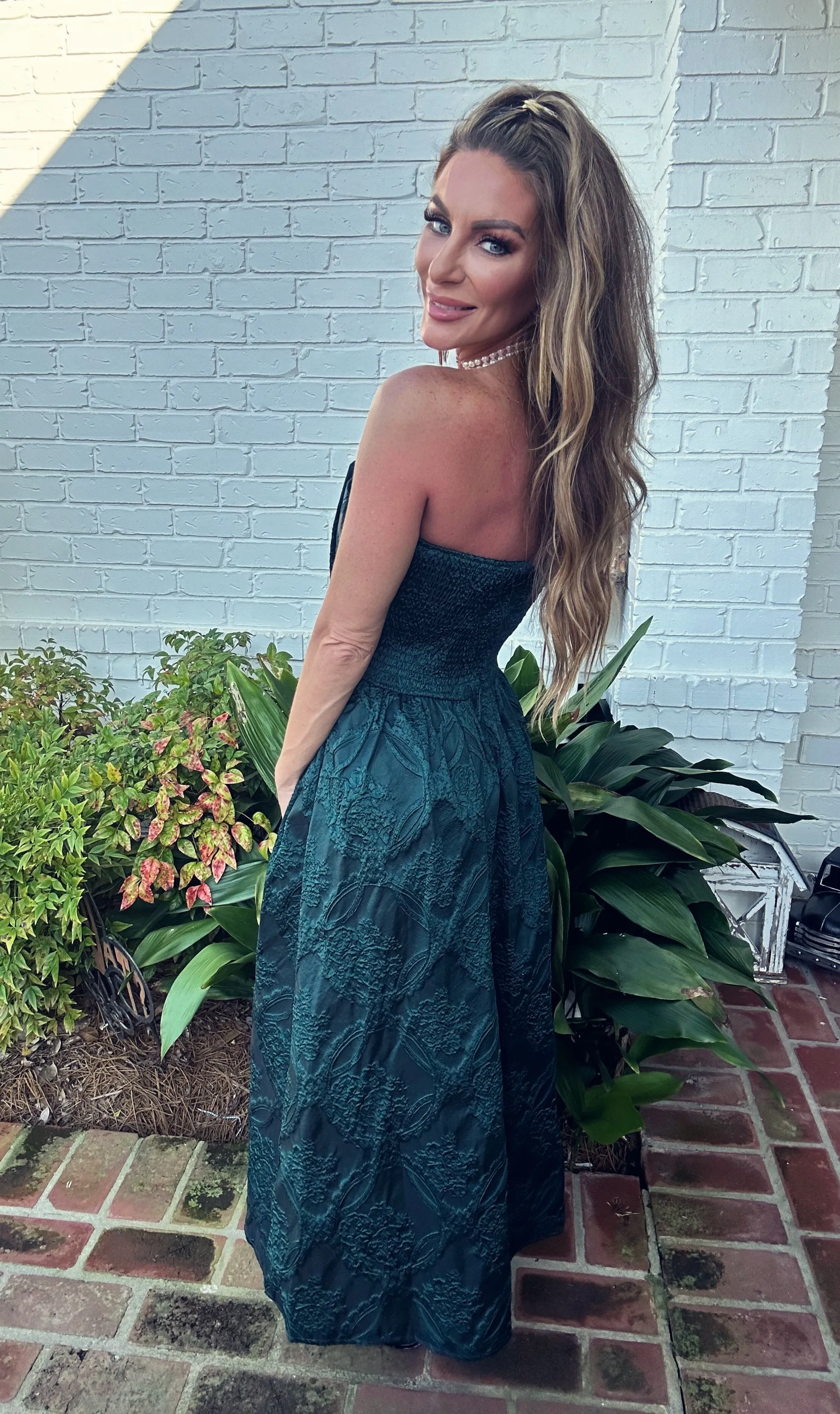 Noelle Strapless Maxi Dress