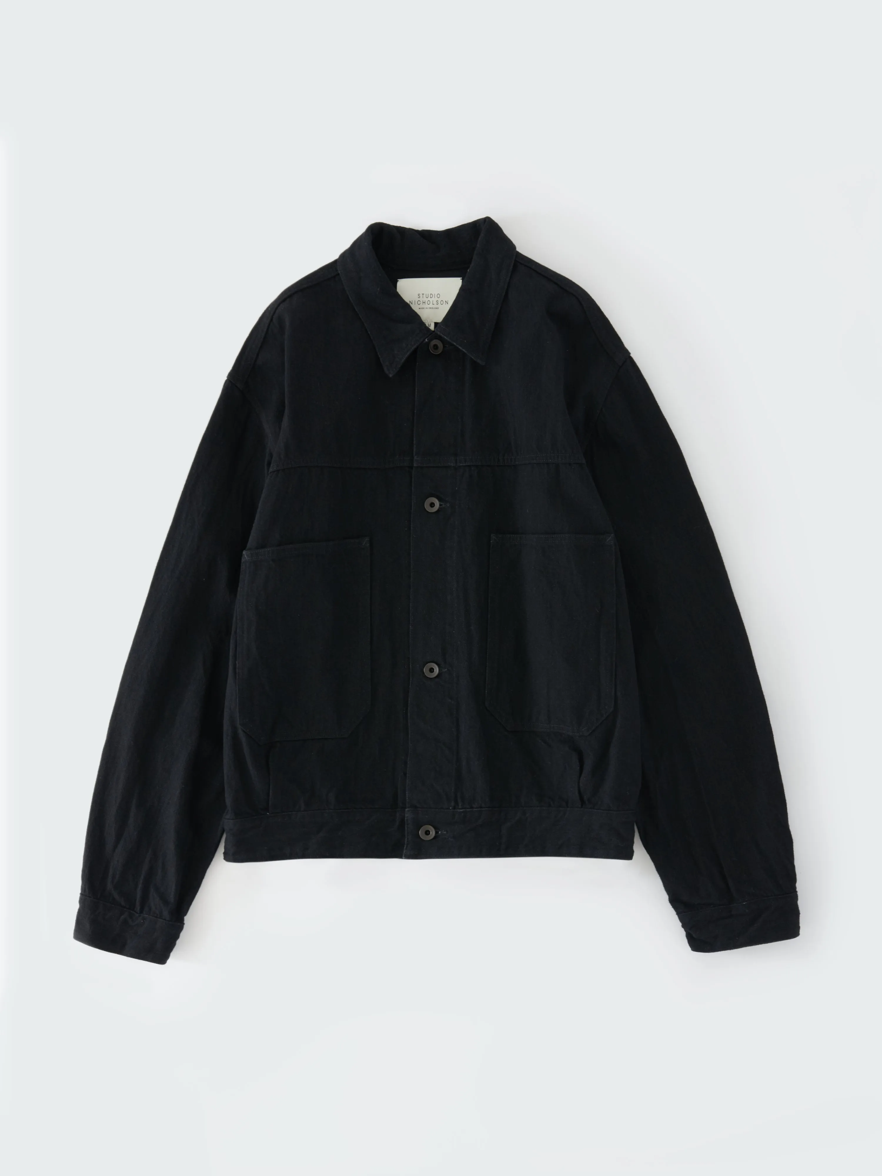 Nyle Denim Jacket in Black