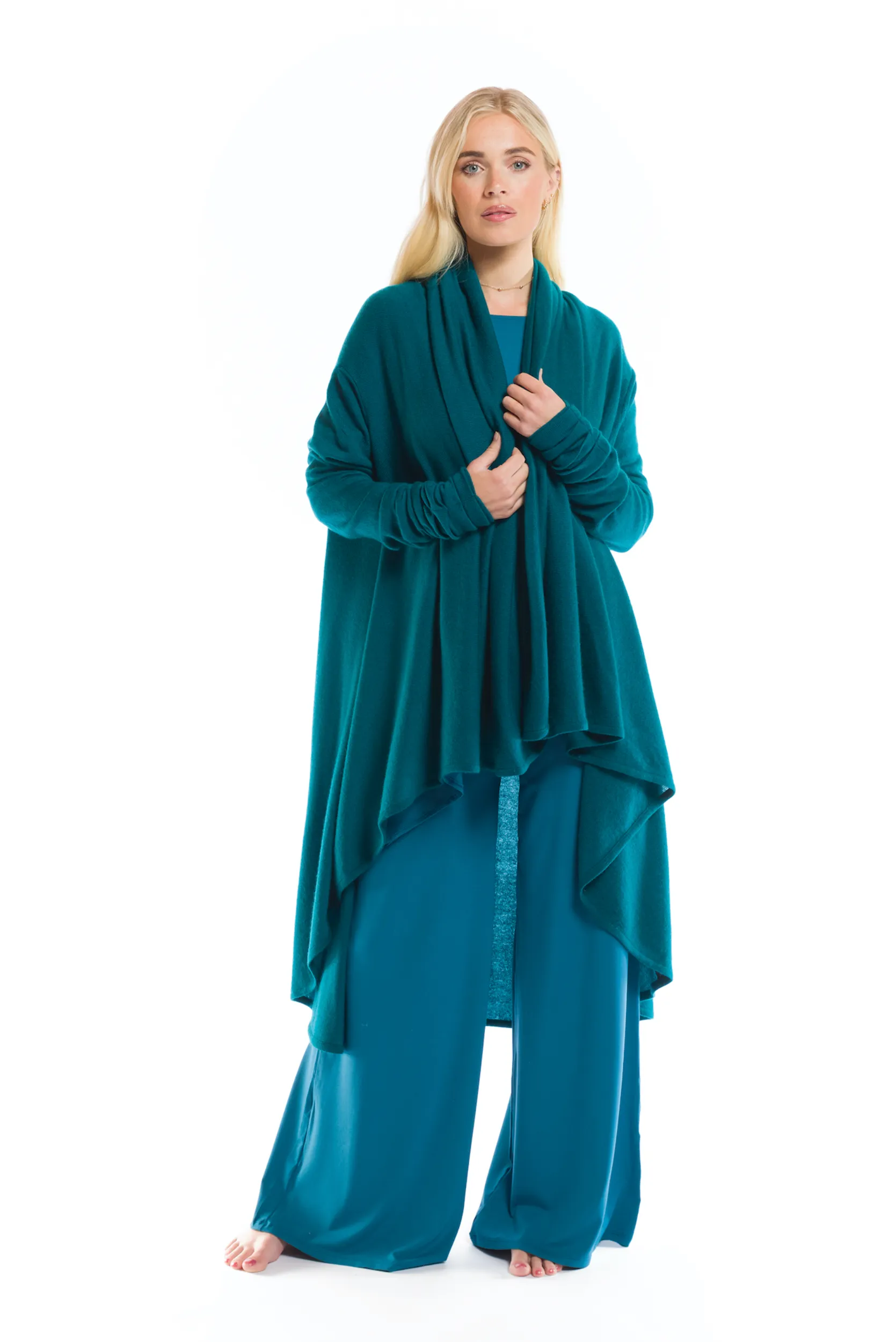 PALAZZO PANTS TEAL