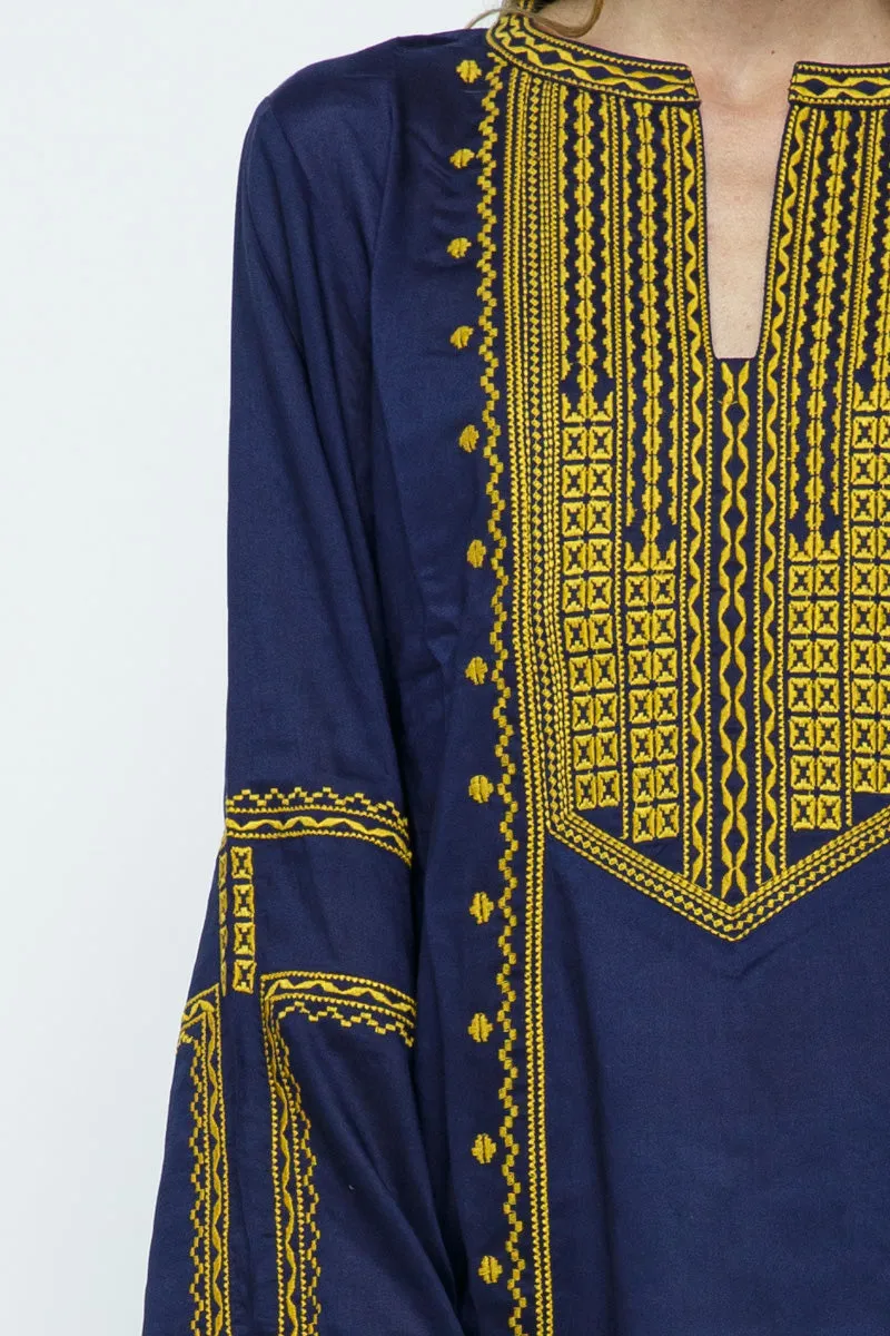 RAJ ALI EMBROIDERED TUNIC