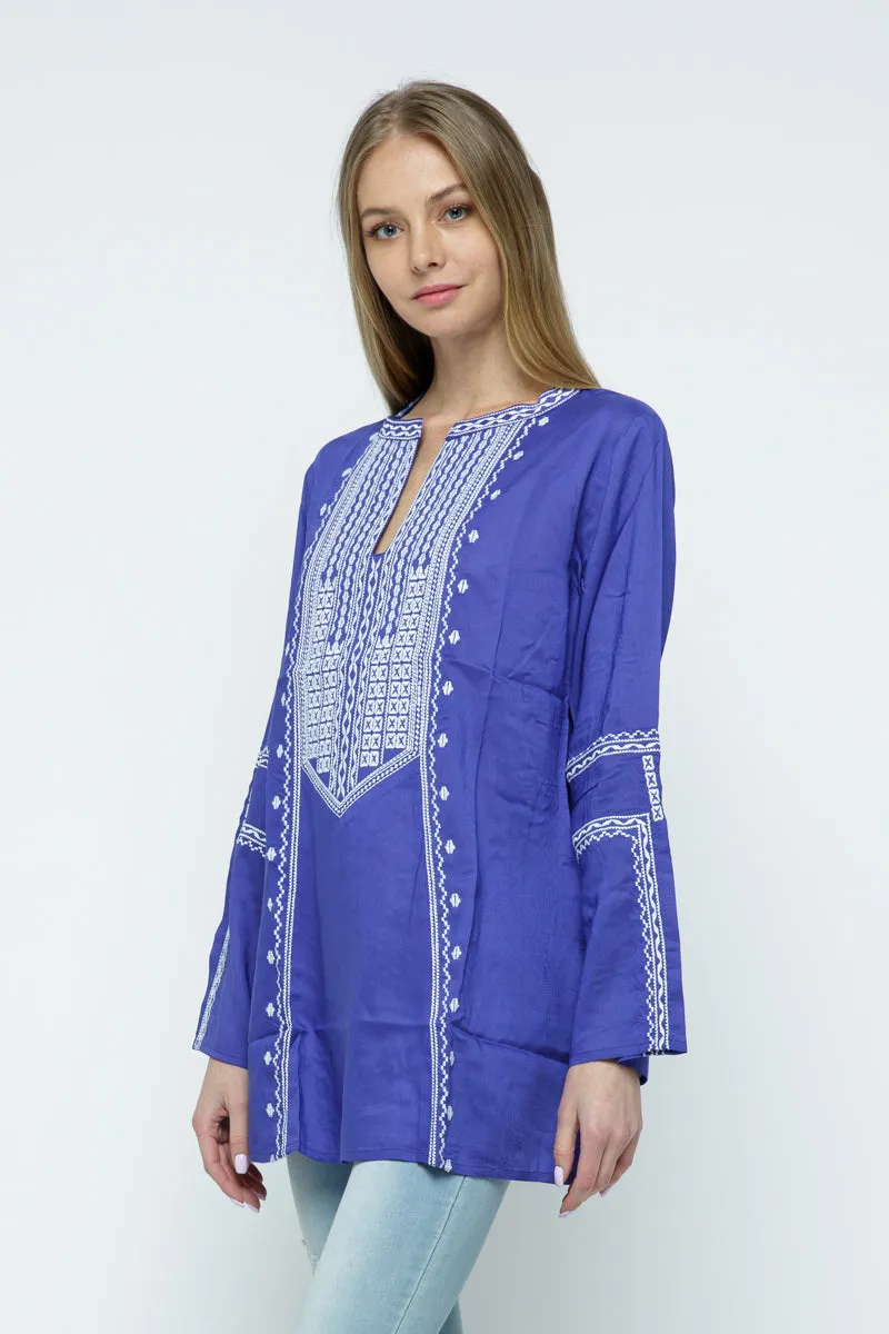 RAJ ALI EMBROIDERED TUNIC