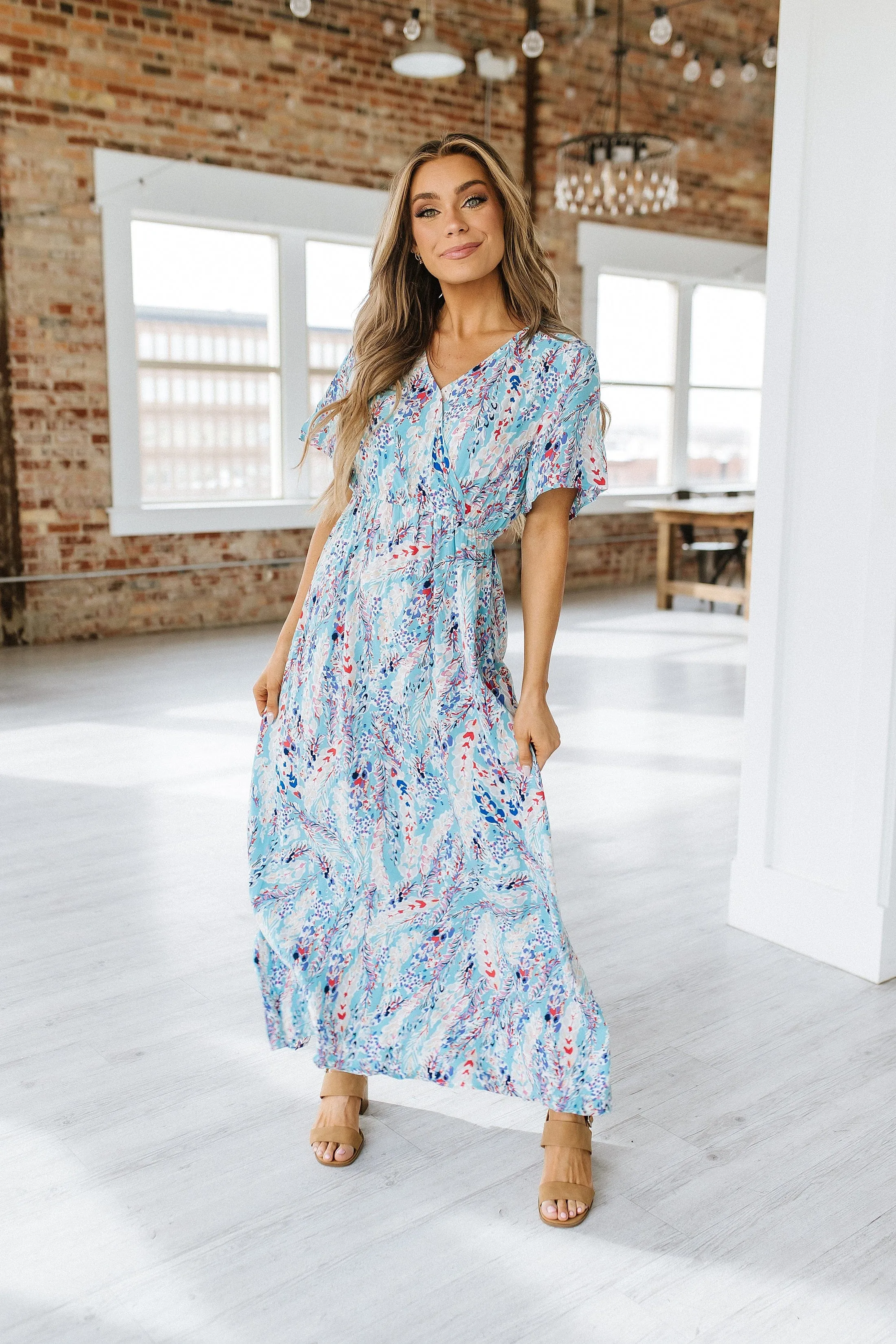 SALE - Case Wrap V-Neck Maxi Dress | S-XL