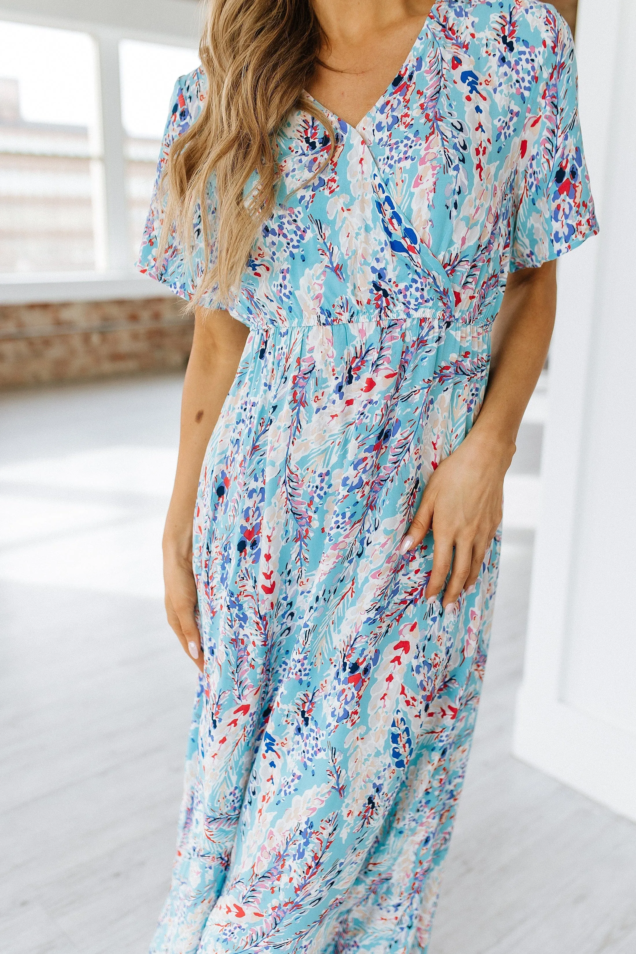 SALE - Case Wrap V-Neck Maxi Dress | S-XL