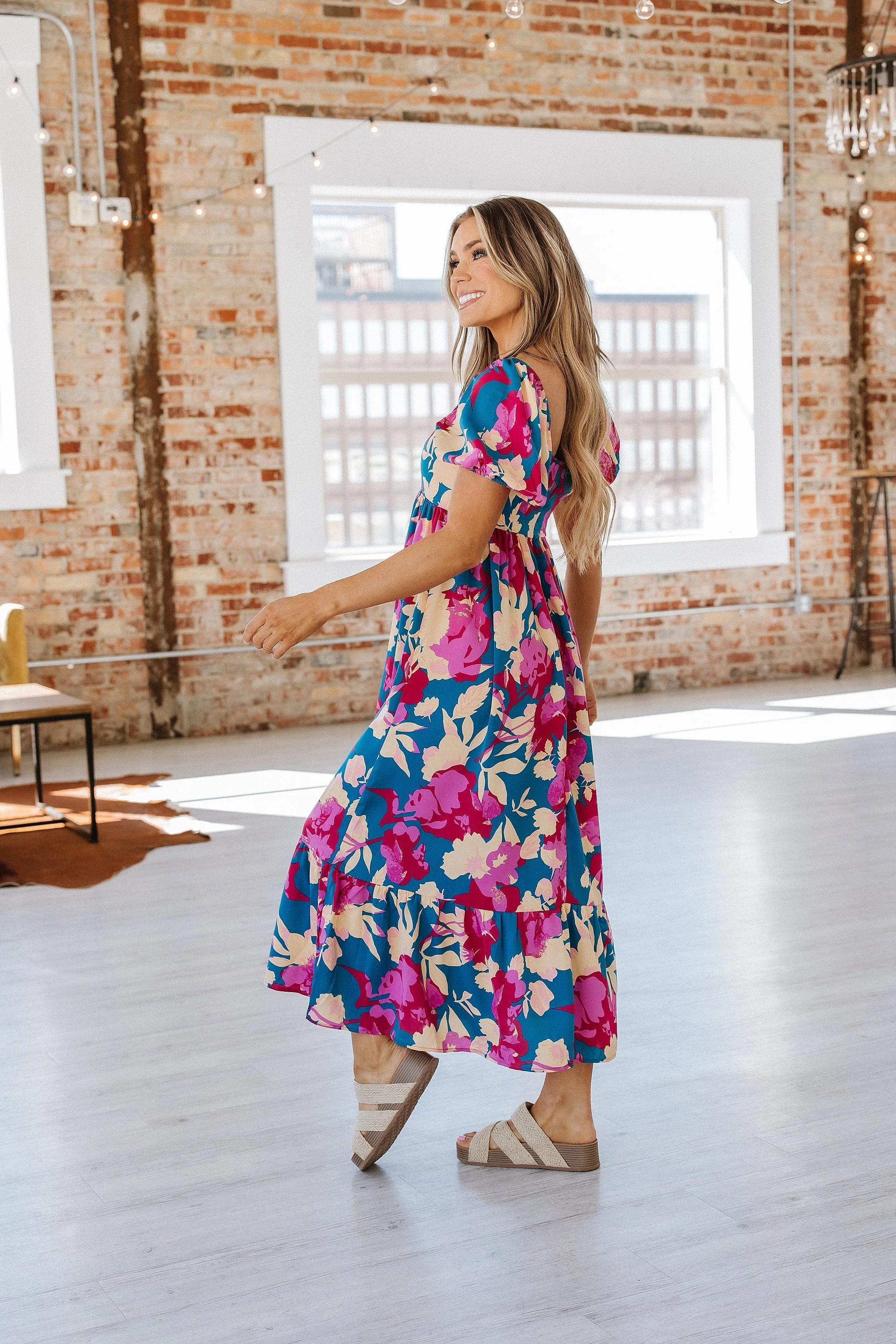 SALE - Weaver Floral Maxi Dress | Size Small