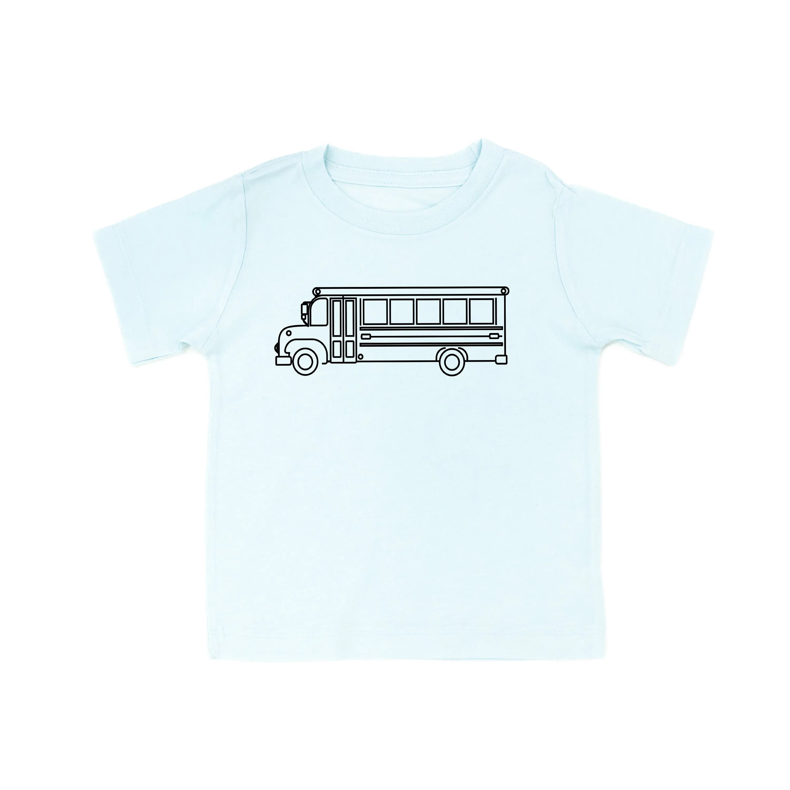 SCHOOL BUS - Minimalist Design - Short Sleeve Child Shirt