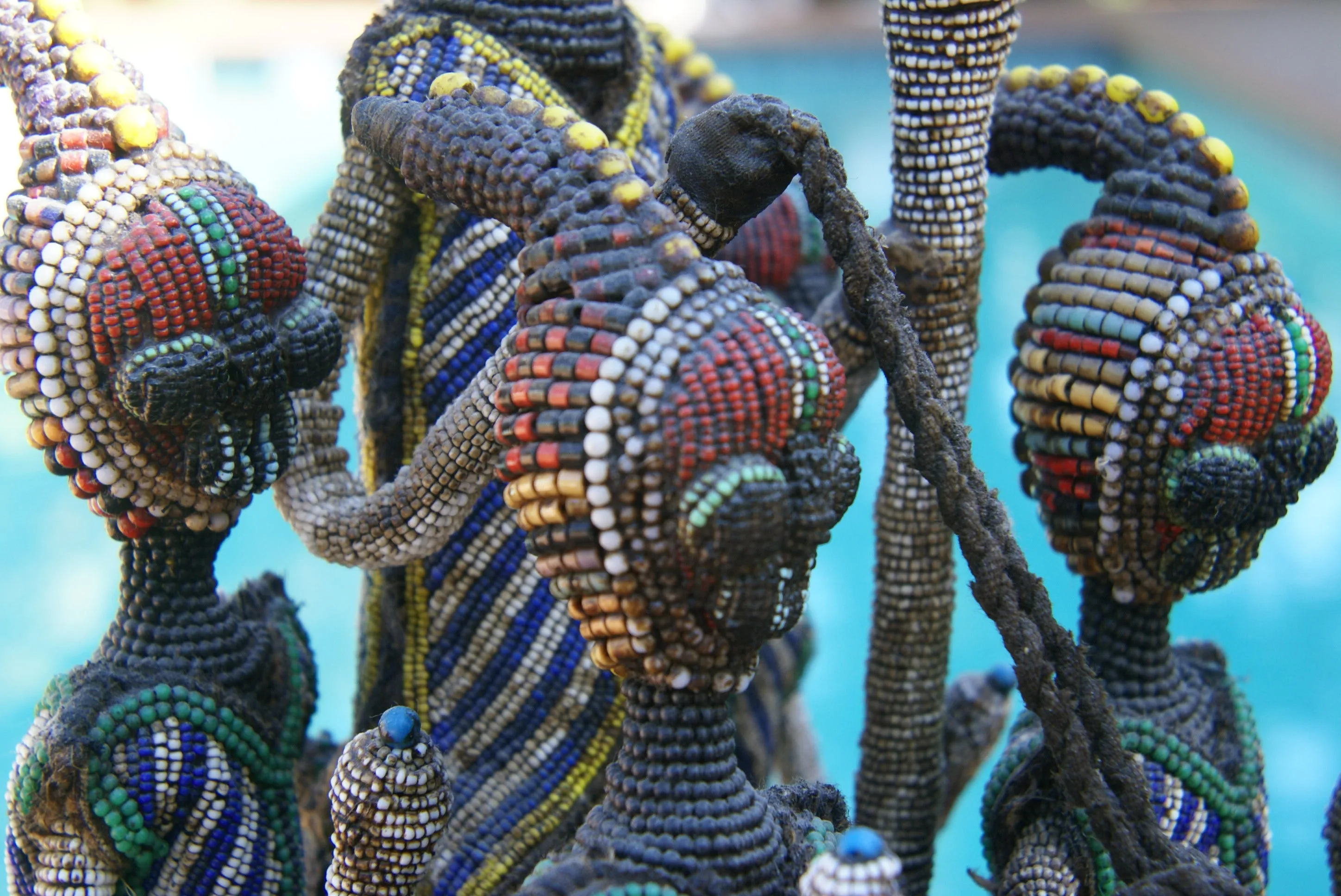 SOLD  Antique Benin Yoruba Tribe Oba Stunning Multicolor Hand beaded & Nassa Shells Ceremonial Crown or Altar Headdress from Nigeria, Sub Sahara, West Africa, 1950’s, from Private Collection & as seen in Museums