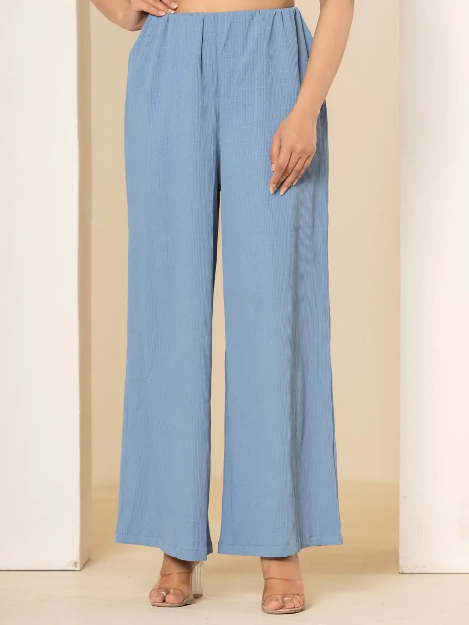 Star Line Sky Blue Comfort Pants