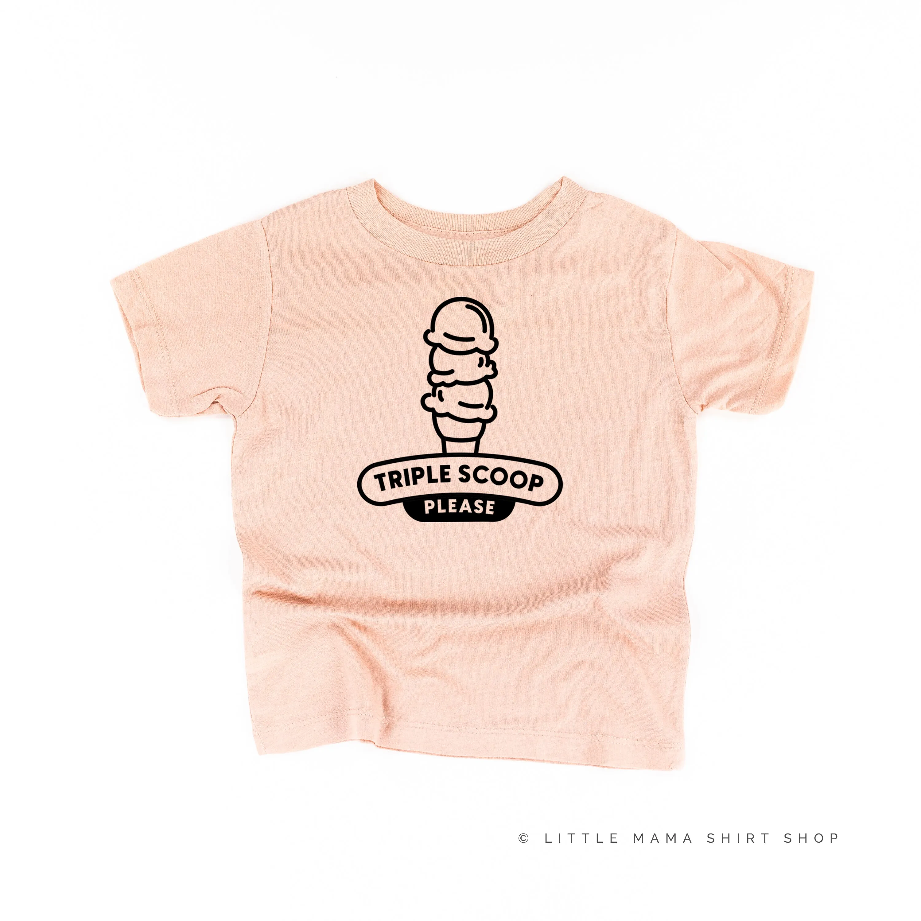 TRIPLE SCOOP PLEASE - Short Sleeve Child Shirt