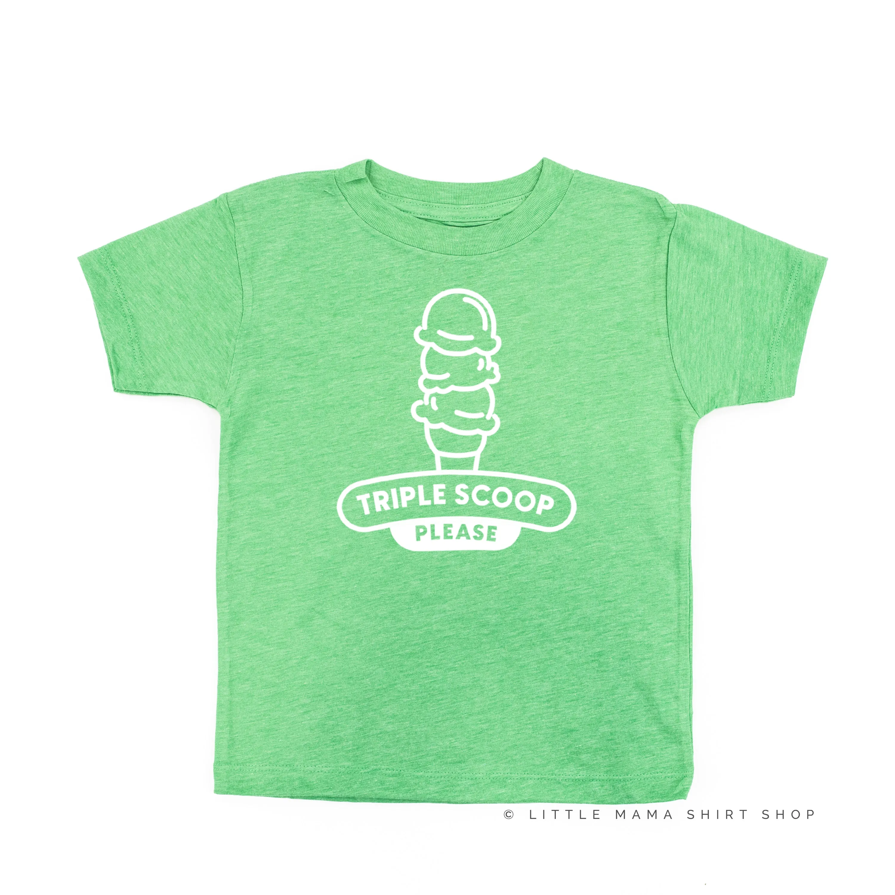 TRIPLE SCOOP PLEASE - Short Sleeve Child Shirt