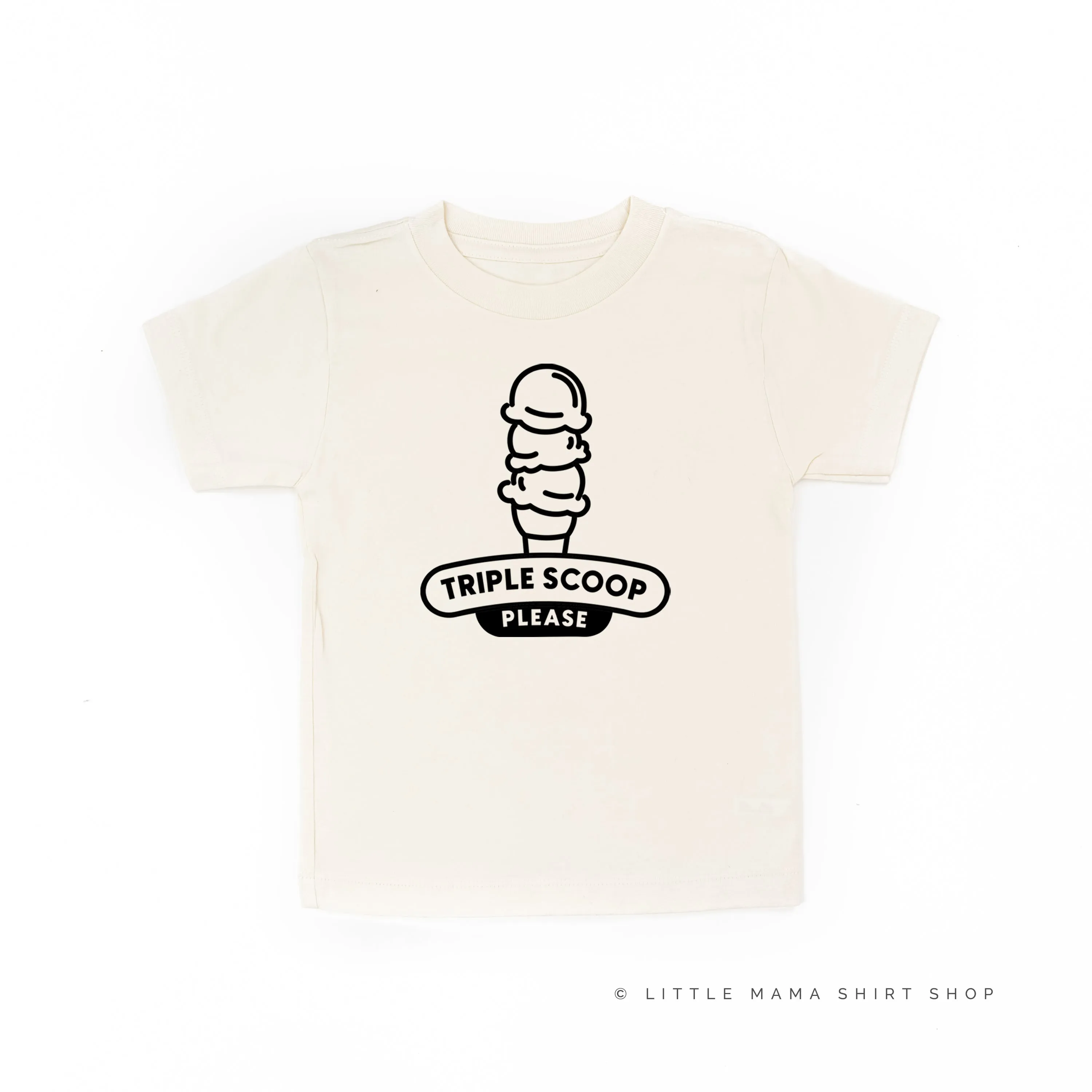 TRIPLE SCOOP PLEASE - Short Sleeve Child Shirt