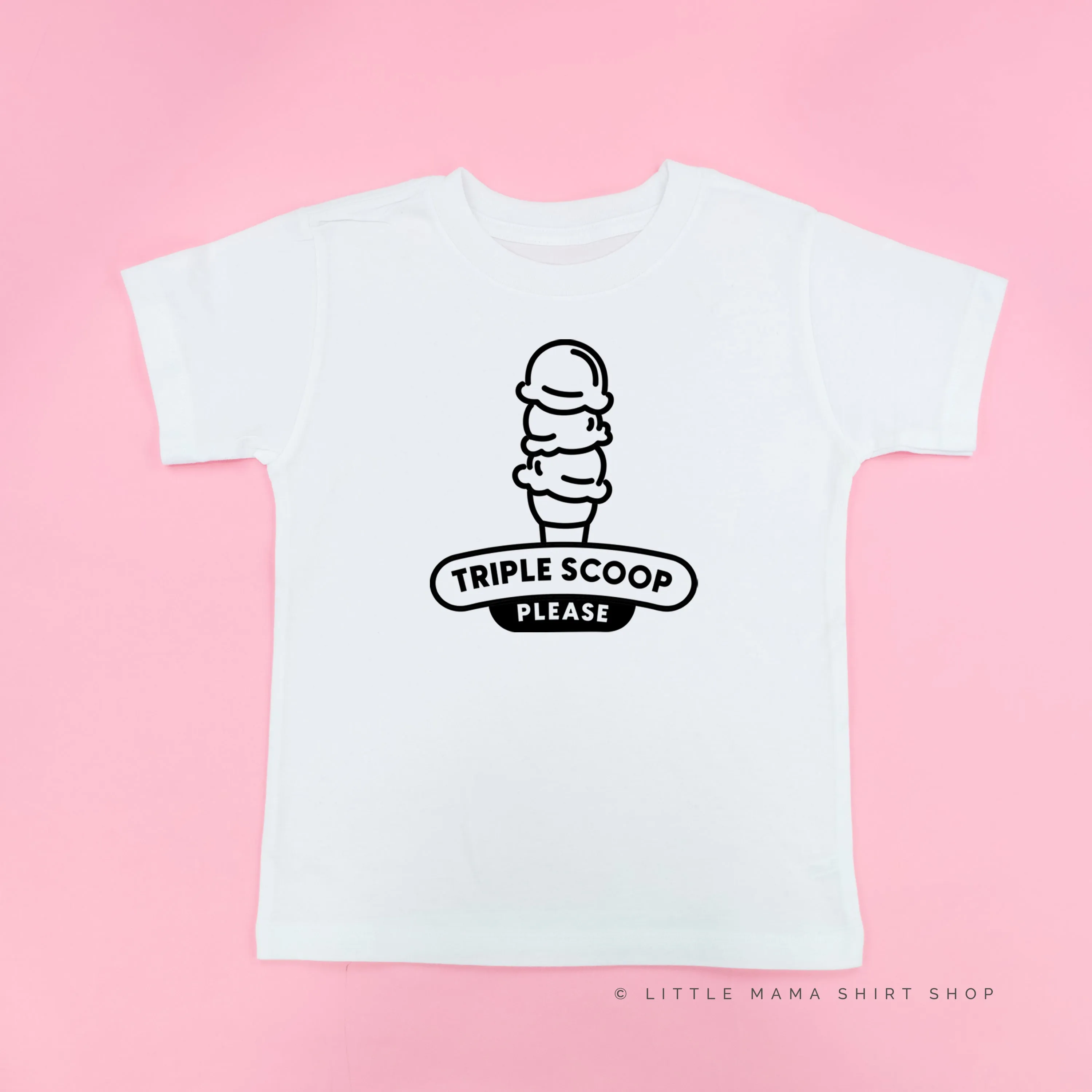 TRIPLE SCOOP PLEASE - Short Sleeve Child Shirt