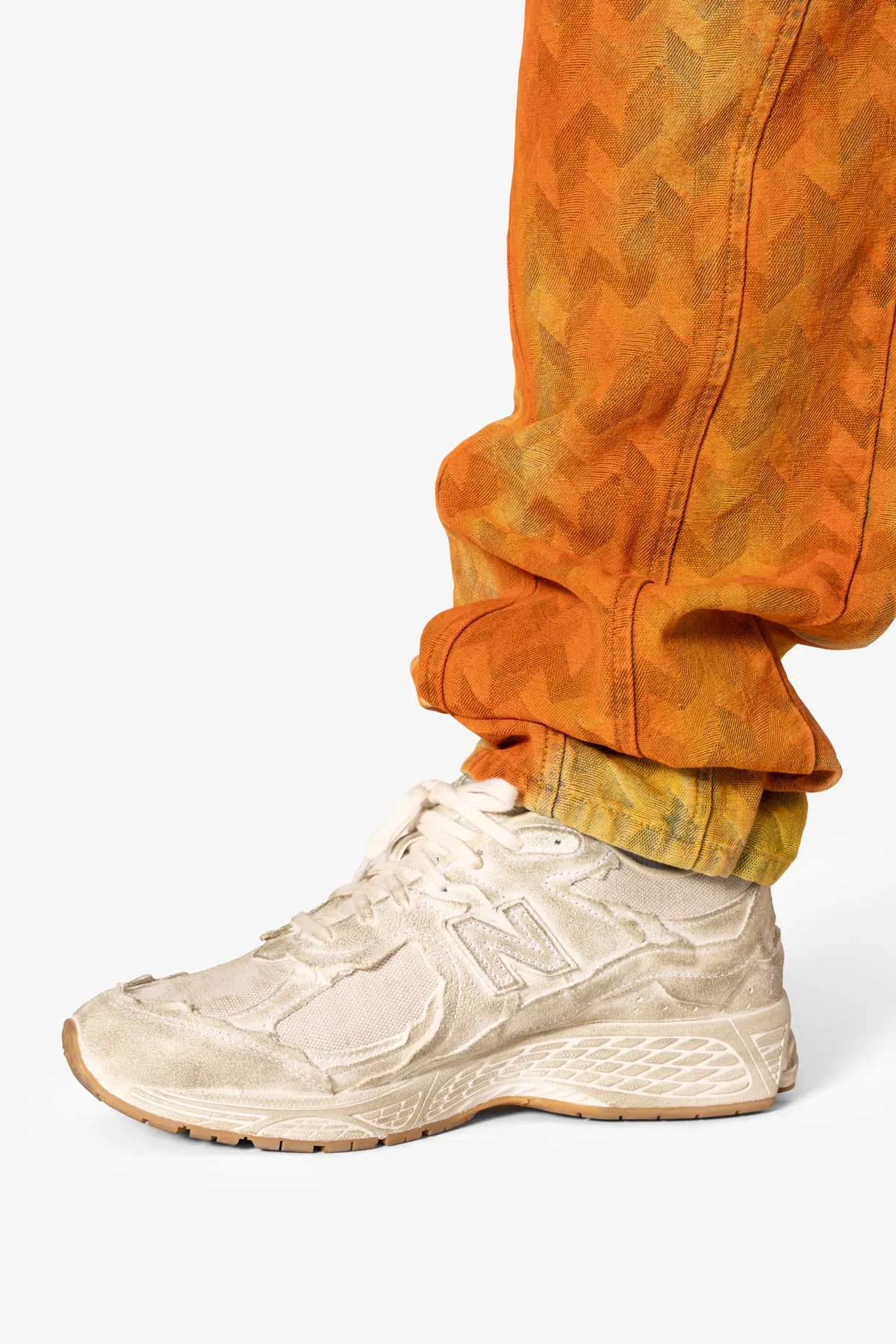 Ultra Baggy Sunny Jacquard Denim - Orange