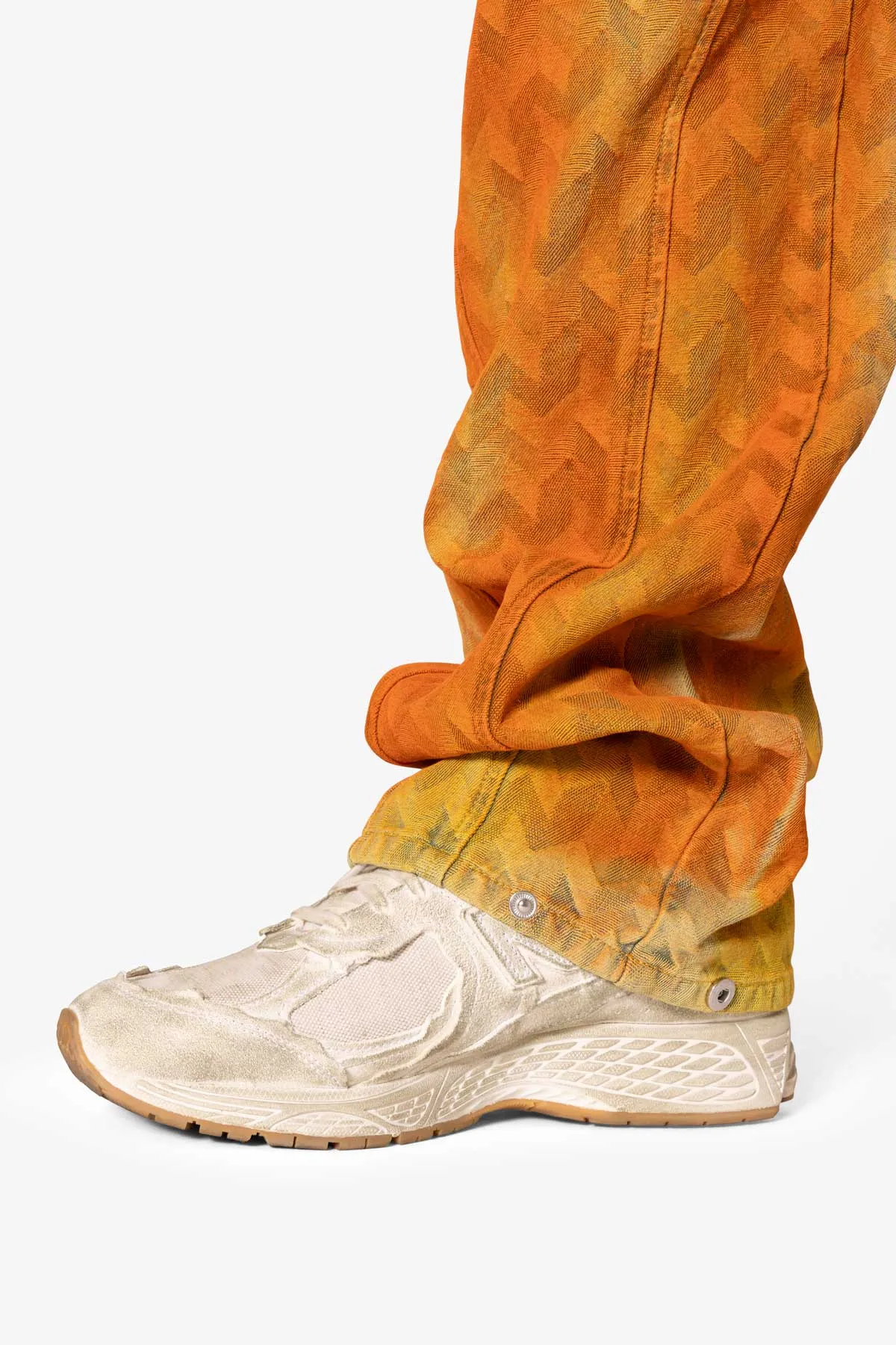 Ultra Baggy Sunny Jacquard Denim - Orange