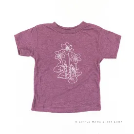 VIOLET - Short Sleeve Child Shirt